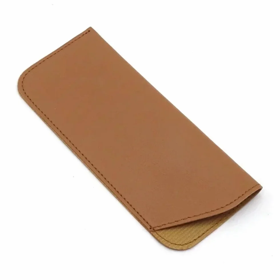 2/4/6/8 szt. damskie torby na okulary ze skóry PU ochronne etui na okulary przeciwsłoneczne etui do czytania etui ochronne na okulary akcesoria (morelowe, 6 szt.), Morela, rozmiar uniwersalny