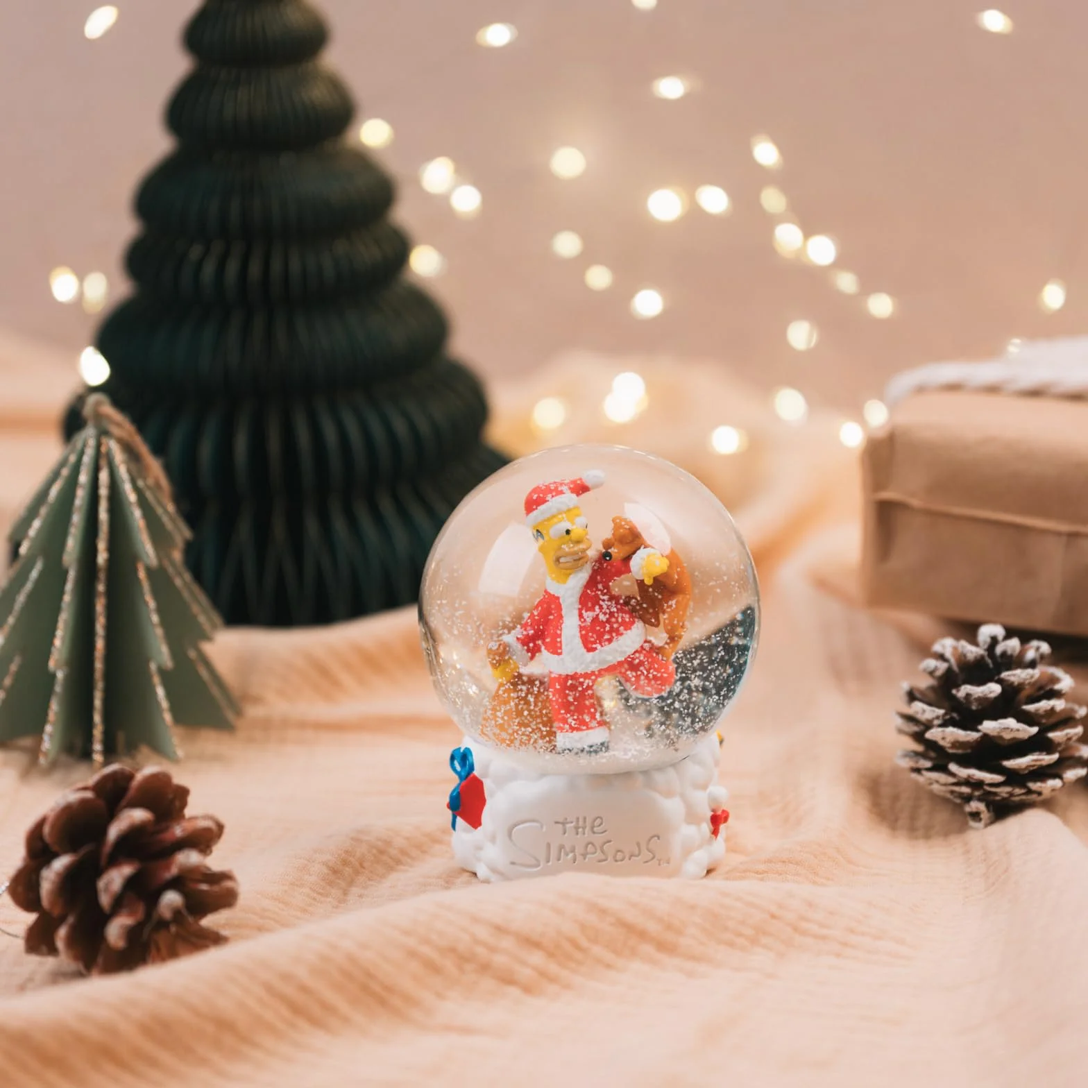 Grupo Erik Snow Globe - The Simpsons Merch | Snow Globes For Adults & For Children | Homer Simpson Gifts For Christmas, The Simpsons Gifts Under 20 Pounds