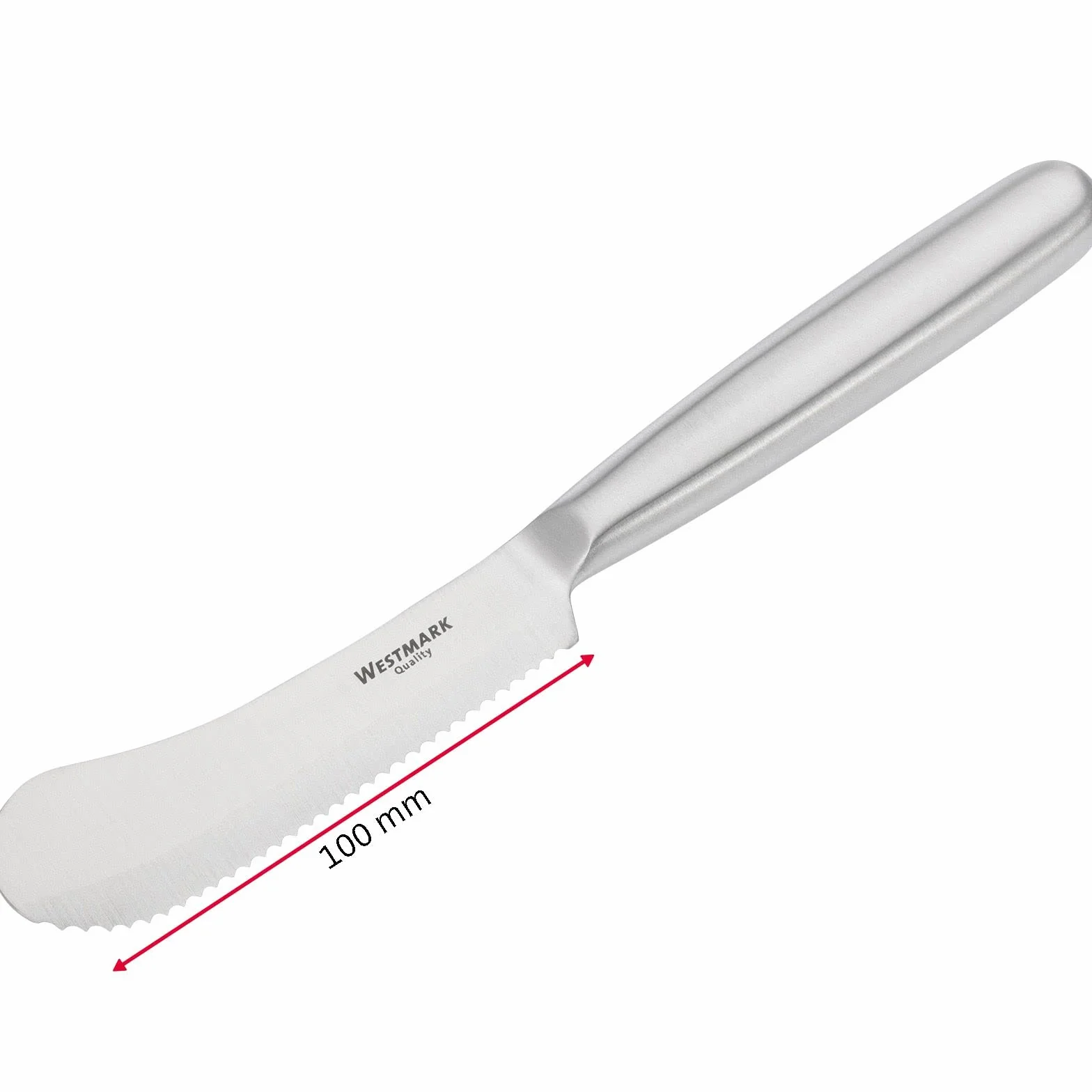 Westmark 2 noże śniadaniowe do masła 22 cm stal nierdzewna srebrny