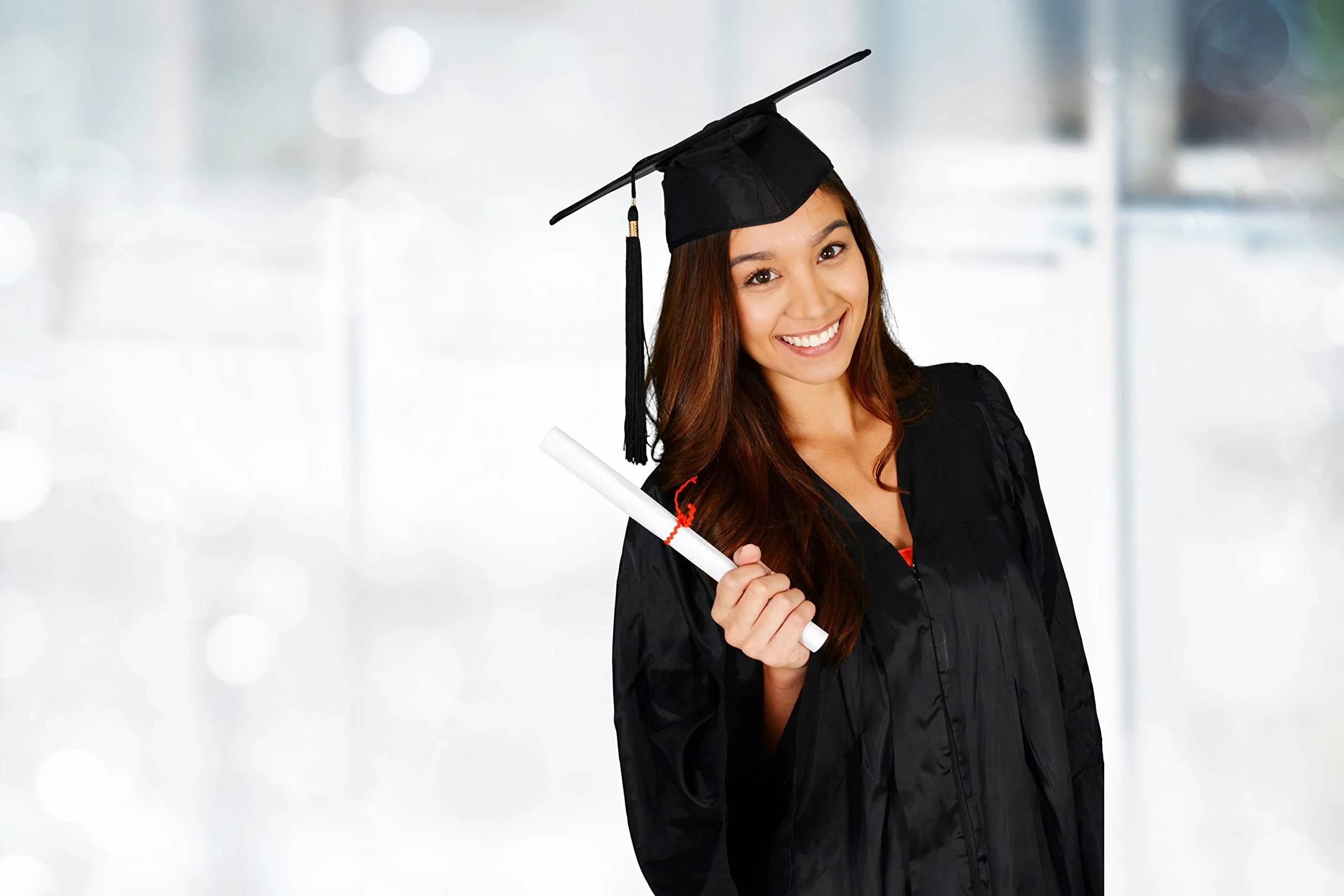 Czapka licencjacka | College | Master | Uni | FH | Graduation | Student Hat | Doctor Hat na imprezy z okazji ukoczenia studiów z uniwersyteckiej czapki dyplomowej w kolorze czarnym - rozmiar regulowany