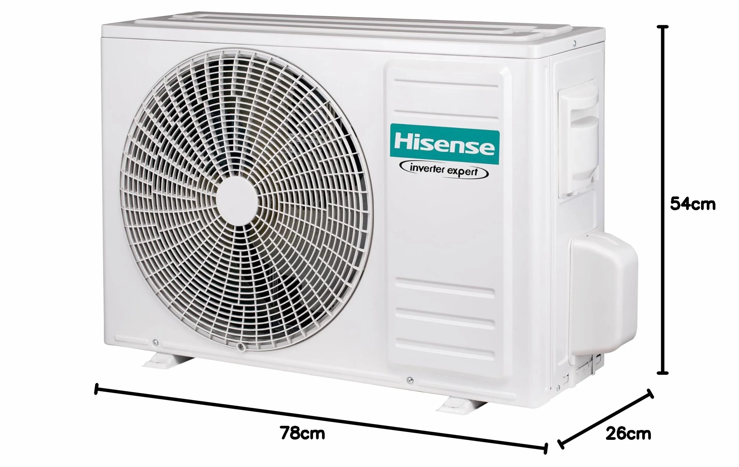 Hisense, Stała klimatyzacja Halo CBMR1206W, Monosplit 1 jednostka zewnętrzna 12000 BTU,Chłodzenie i Ogrzewanie(3.2Kw/3.3Kw),Timer 24h, Pilot[Klasa energetyczna A++/A+]