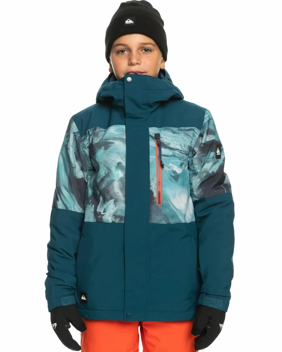 Quiksilver Mission Printed Block Youth Jk Kurtka chłopięca (zestaw 1 szt.)