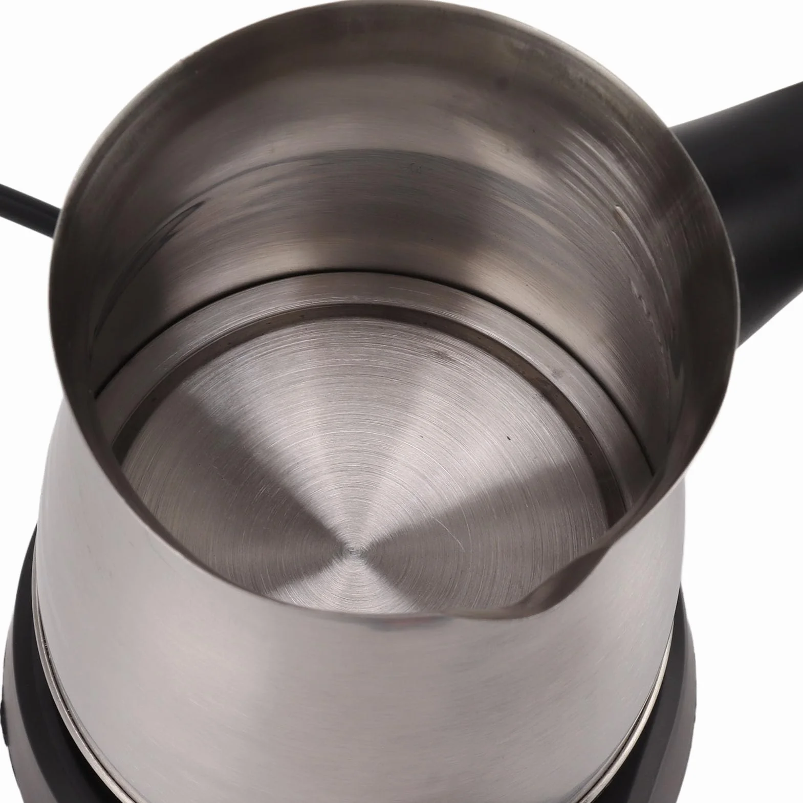 Elektryczny Ekspres do Kawy Po Turecku o Mocy, 500 Ml Turecki Ekspres do Kawy Garnek Elektryczny, Ekspres do Kawy ze Stali Nierdzewnej ze składaną rączką, Dzbanek do Kawy z Indyka