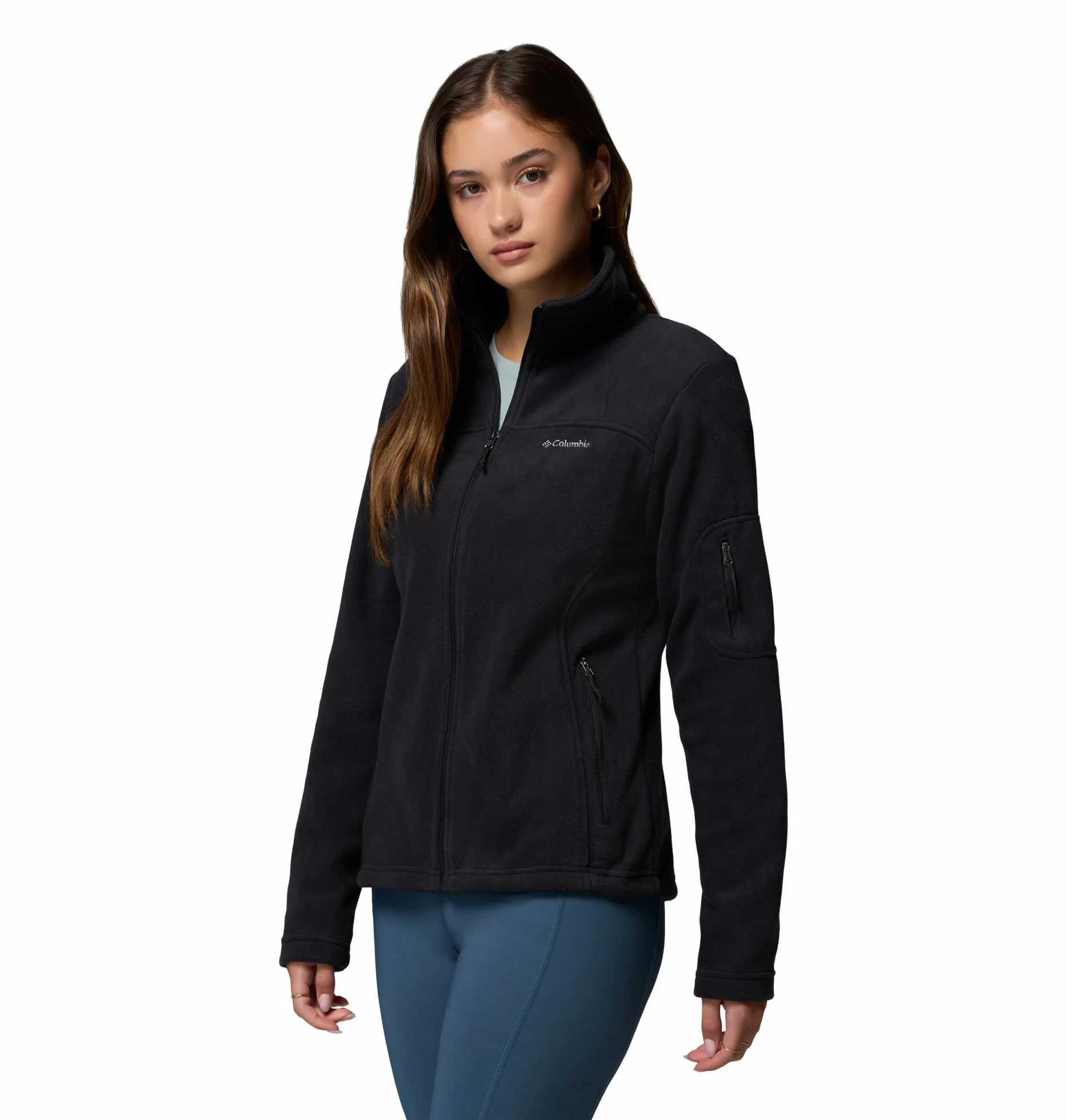 Columbia Fast Trek Jacket, Kurtka polarowa Kobiety, Black, M