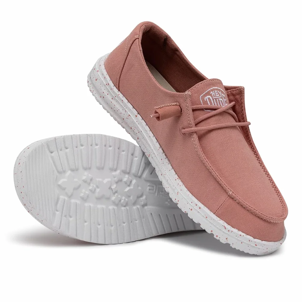 HEYDUDE Kobiety Wendy Slub CanvasMoc Toe Shoes