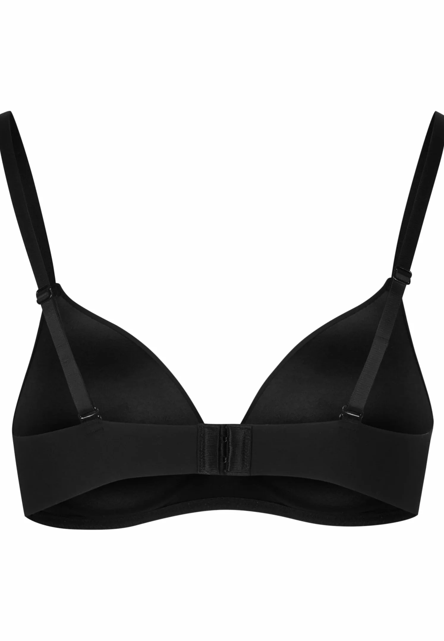 Urban Classics Biustonosz damski Basic Padded Bra 2-pak, wyściełany biustonosz z regulowanymi ramiączkami, bezszwowy, 2 sztuki w opakowaniu, czarny + czarny, 75B