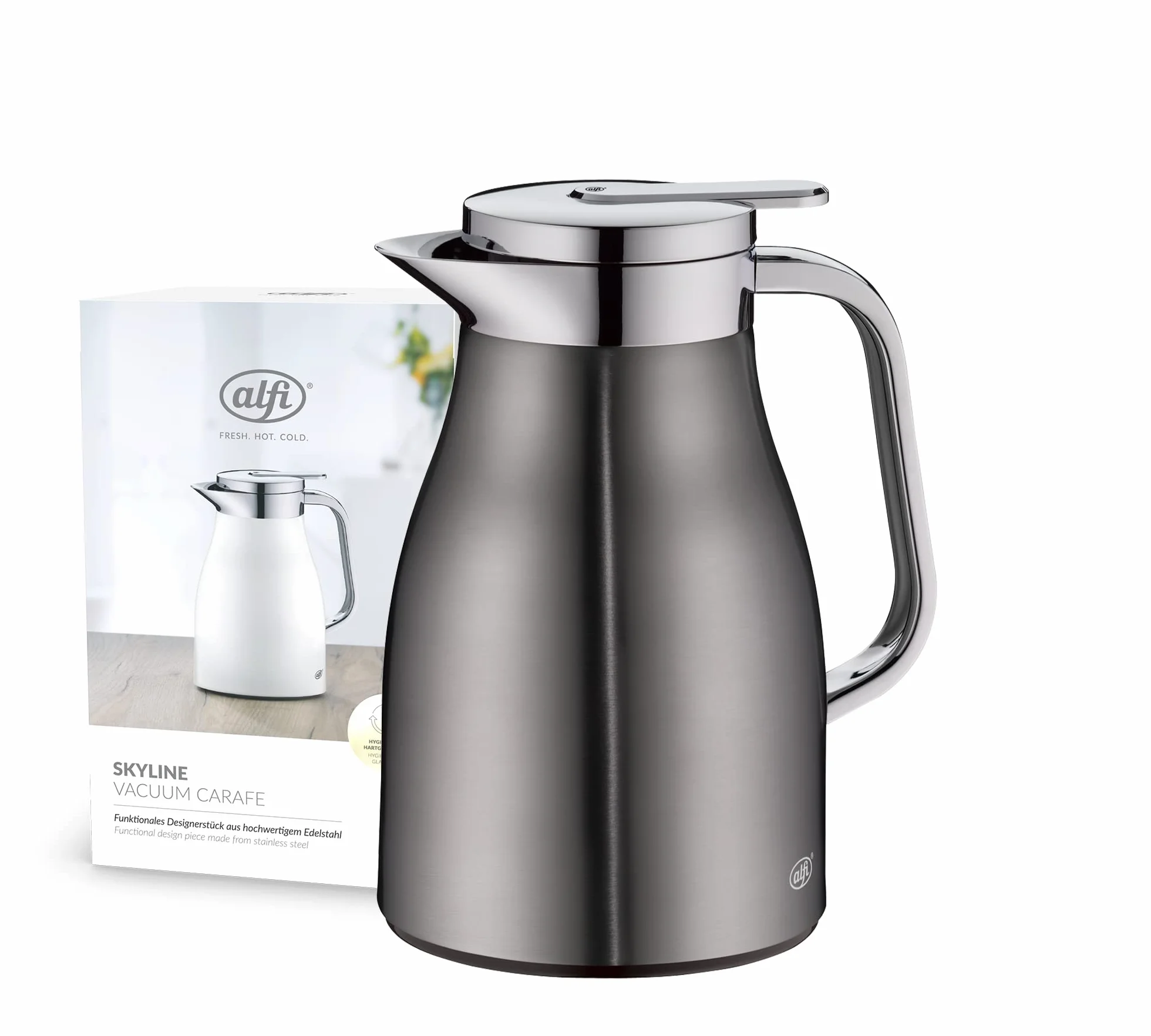 alfi SKYLINE 650 ml dzbanek izolacyjny ze stali nierdzewnej Cool Grey Mat