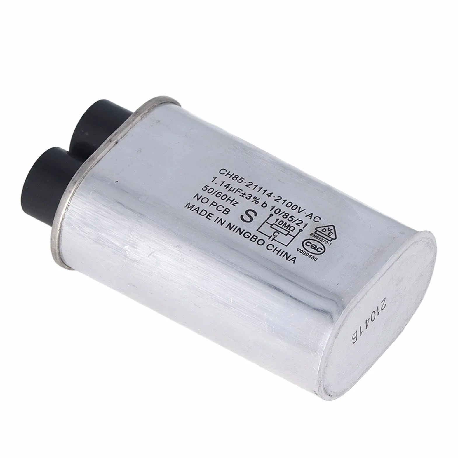 Uniwersalna Kuchenka Mikrofalowa 2100V Kondensator Mikrofalowy Wysokiego Napięcia Kondensator Mikrofalowy 1,14 UF Uniwersalny 4,8mm Mała Wkładka Kondensator Mikrofalowy Wymiana do Kuchenki