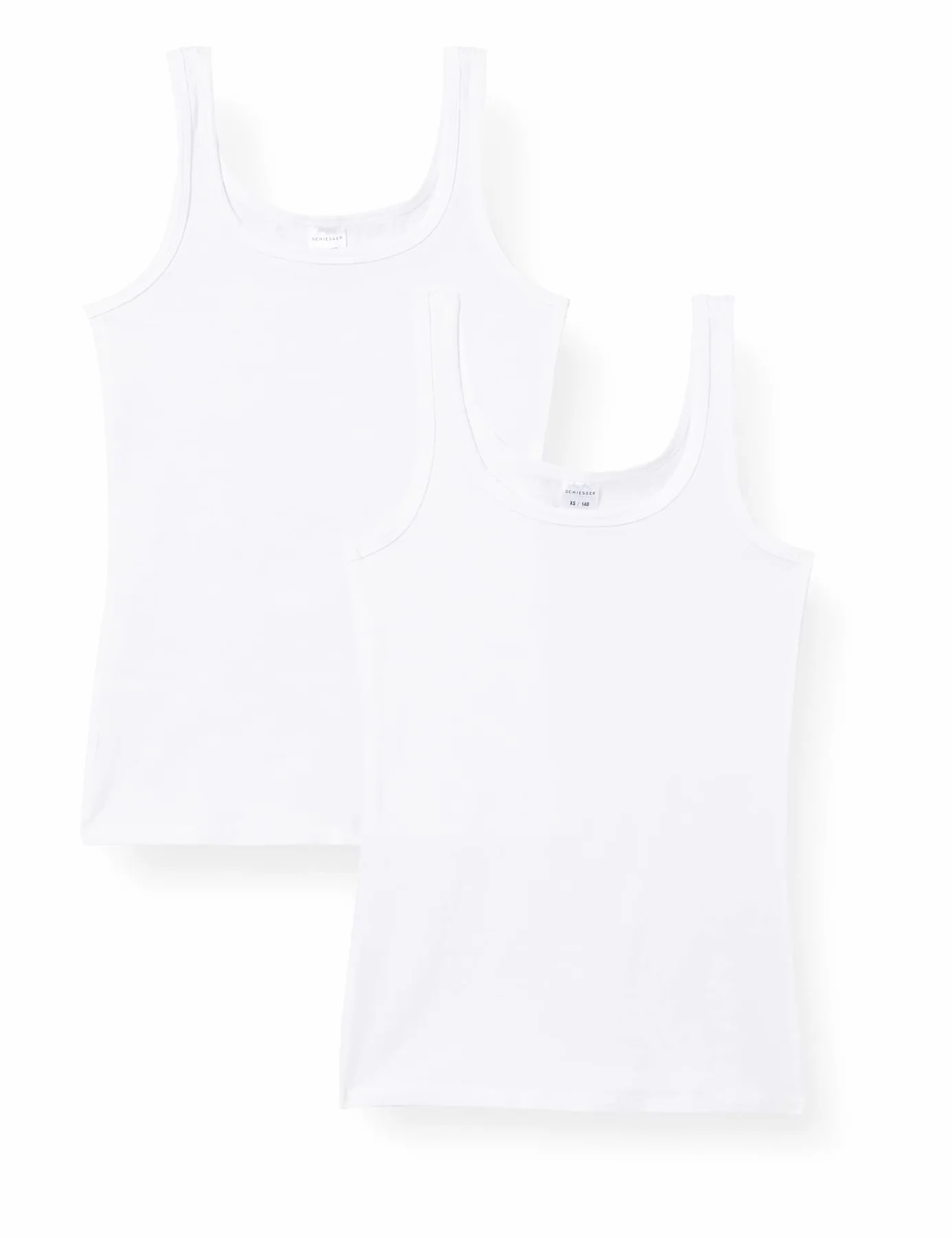Schiesser Bielizna Dziewczynki Mädchen 2 PACK Trägertop Tank
