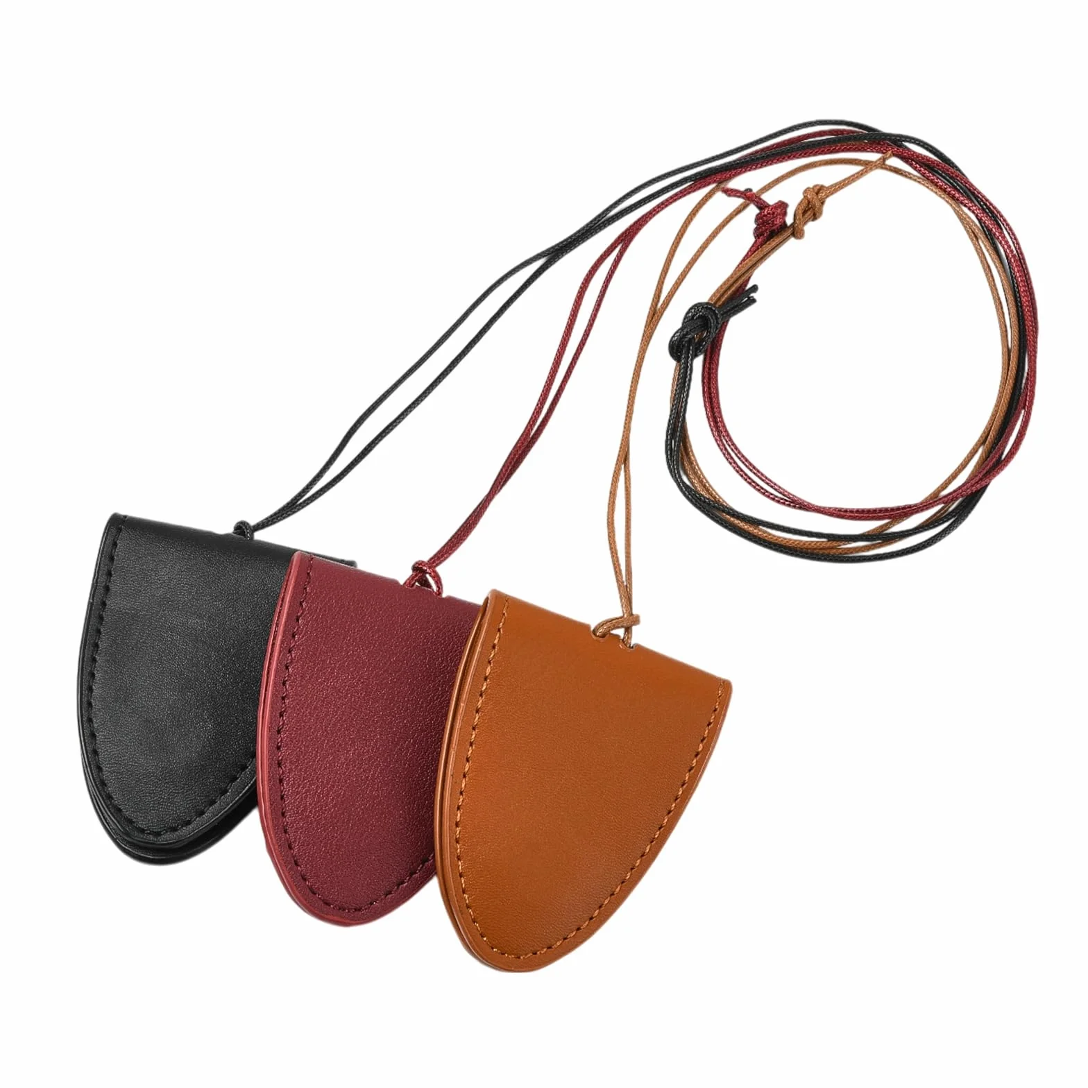 Skórzane okulary przeciwsłoneczne klucz Bluetooth przenośne torby ochronne woreczki etui do zawieszania brelok do przechowywania organizacji