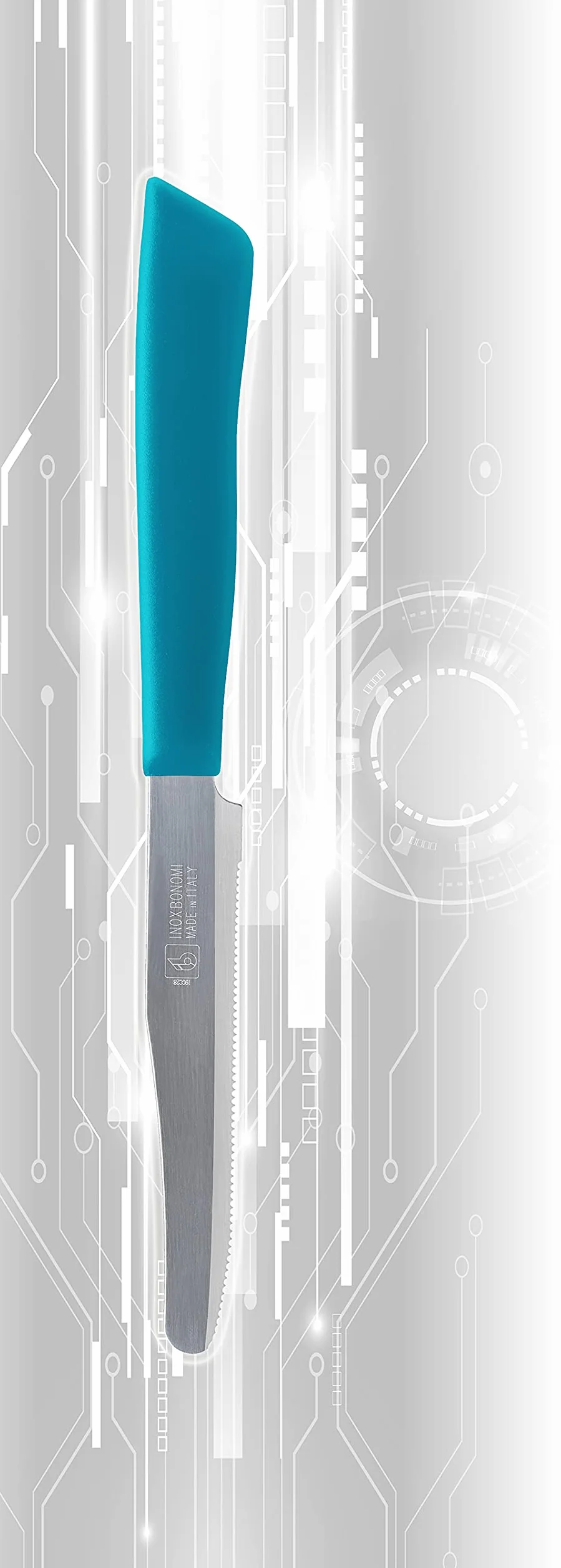 ZESTAW 6 COLTELLI DA TAVOLA BONOMI MADE IN ITALY COL. BIANCO E LAMA Stal nierdzewna