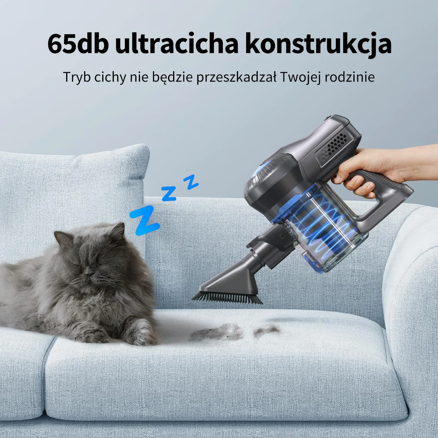 Kalado KCV500 Odkurzacz Bezprzewodowy 23 kPa 6 w 1 35 min Pionowy
