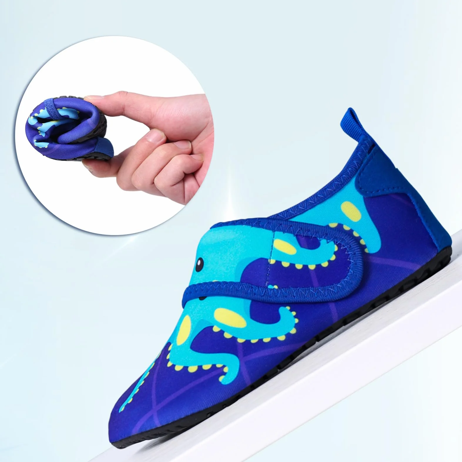 Buty do wody dla dzieci Chłopiec Dziewczynka Buty Plażowe Szybkoschnący Antypoślizgowy Bose Stopy Buty Wodne Kapcie Basen Plisa Do Aqua Surfingu Pływanie Nurkowanie Sport Joga