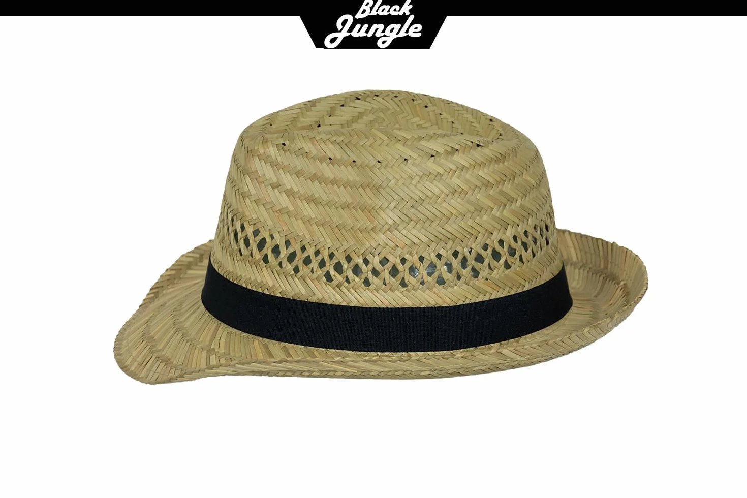 Black Jungle Varadero kapelusz słomkowy naturalny kapelusz letni kapelusz słomkowy Hawana kapelusz unisex Bogart kapelusz Fedora