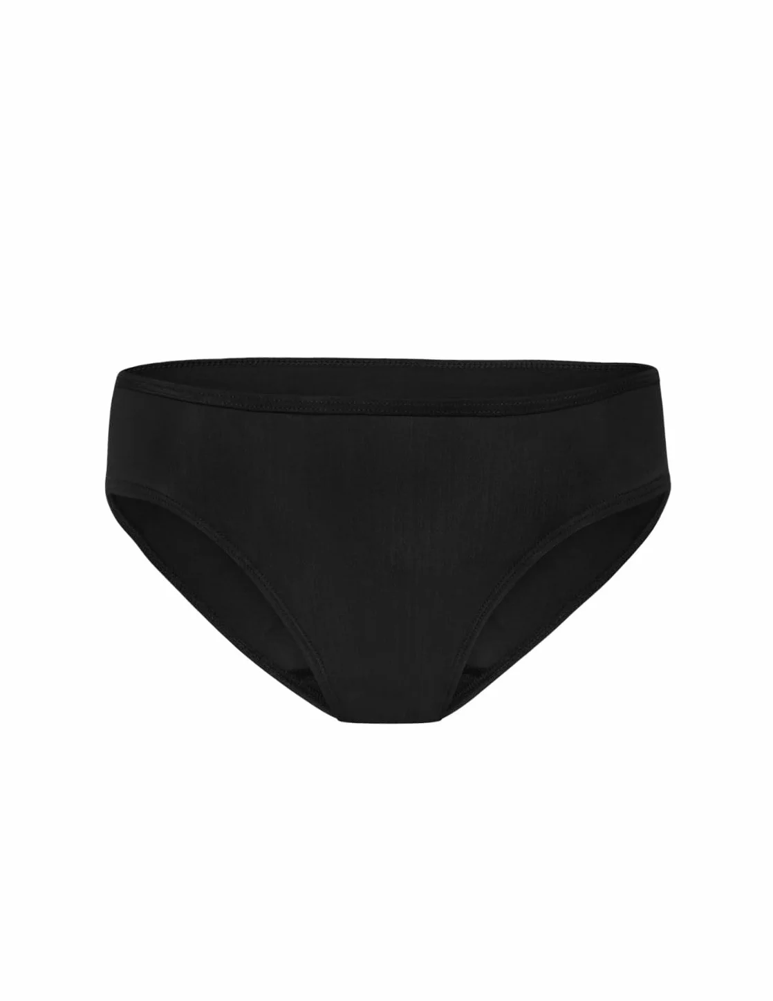 Modibodi Menstruacyjne majtki bikini nastolatek Super Chłonne 50 ml Anty wyciek strój kąpielowy dziewczęcy czarny