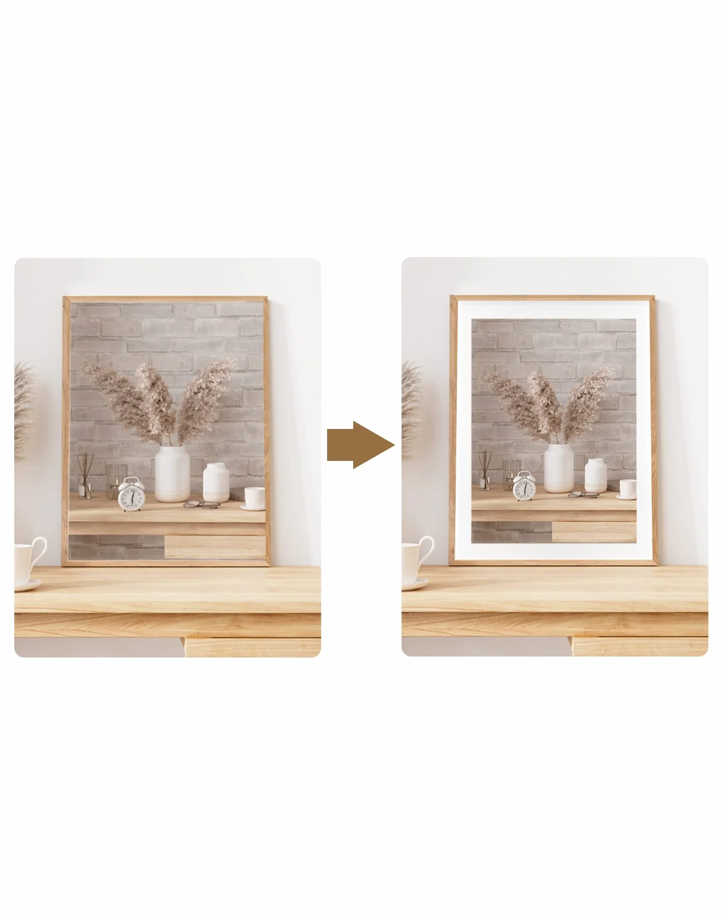 QWORK® Zestaw 12 Passepartouts Biały, Karton Paspertout 29,7 * 42 cm (A3) do zdjęć w formacie 21x29,7 cm (A4)