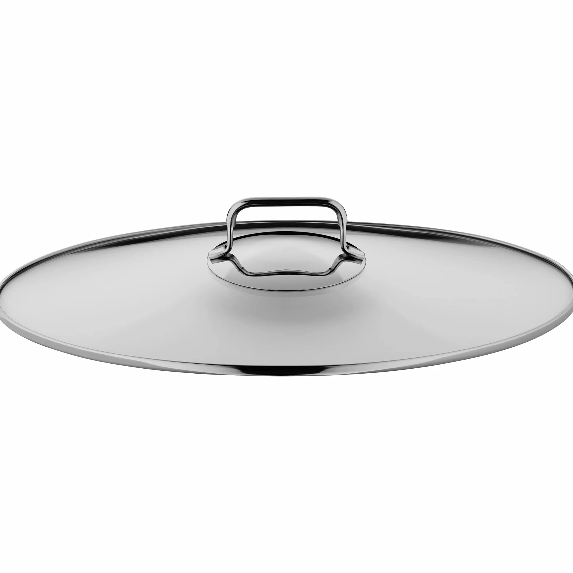 WMF Oval Roasting Dish with Thermometer, Glass Lid, Cromargan Stainless Steel, Induction, Dishwasher-Safe, 38 x 26 x 12 cm, 7.8 L
