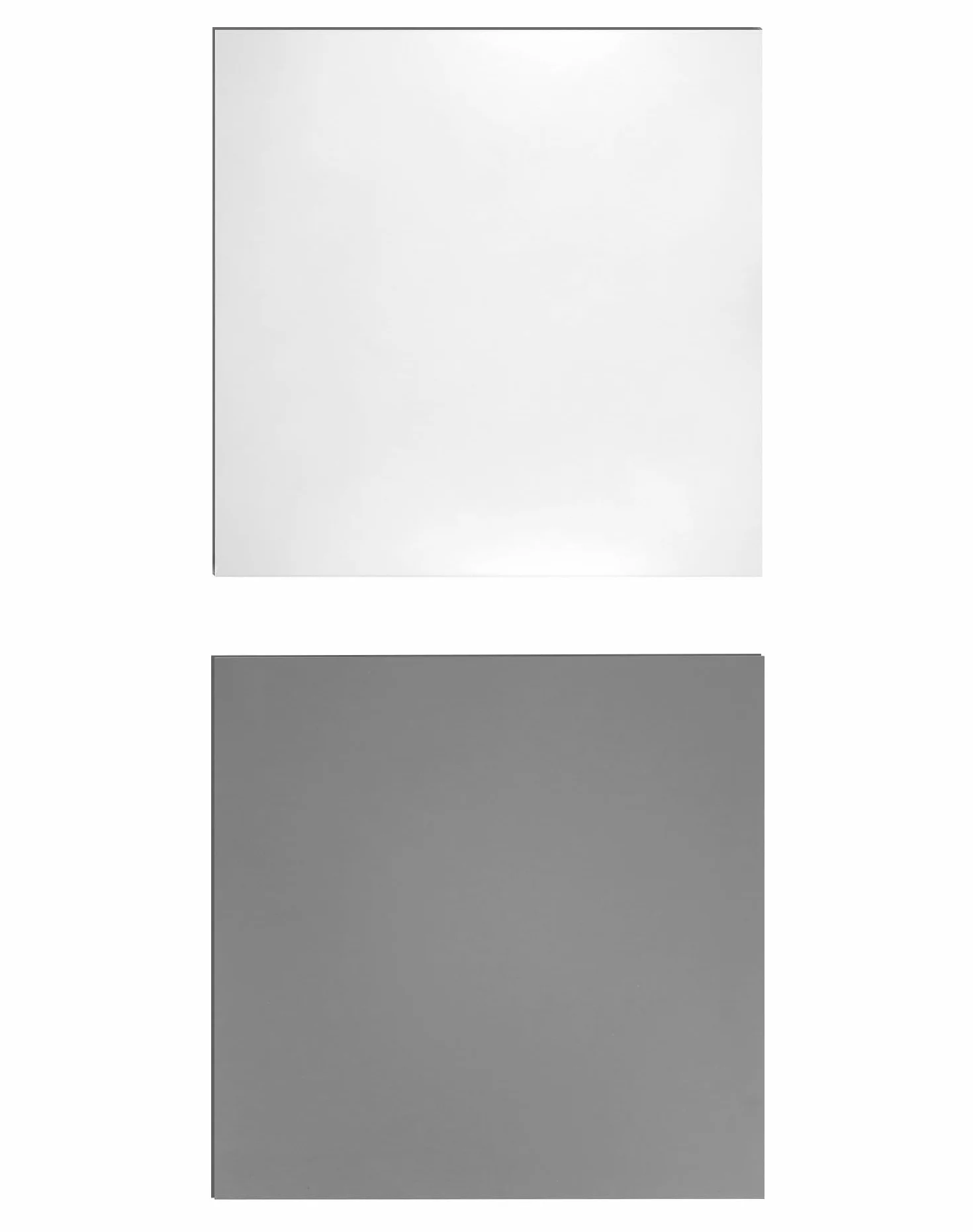 QWORK® 4 płytki lustrzane samoprzylepne, lustro akrylowe 30x30cm, do salonu, sypialni, łazienki
