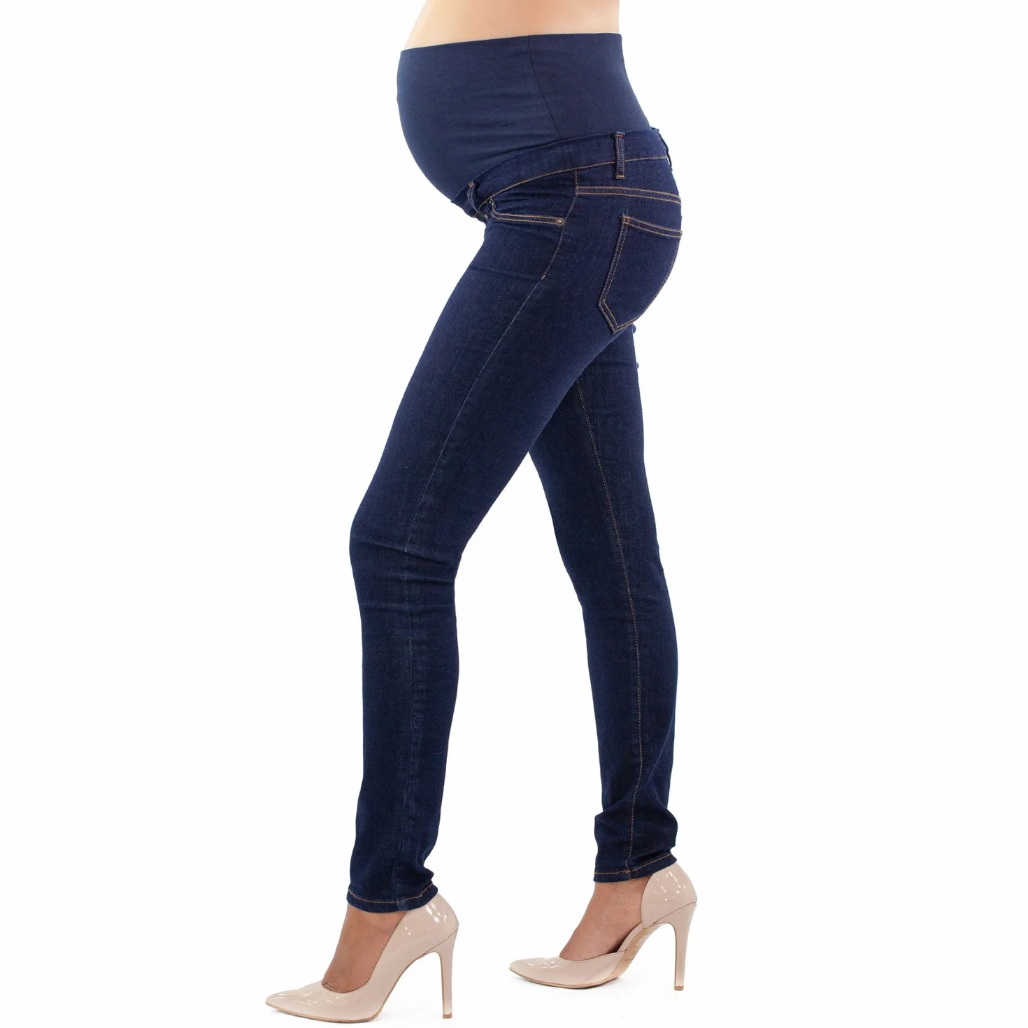 MAMAJEANS Mediolan Deluxe - Dżinsy ciążowe Kobiety