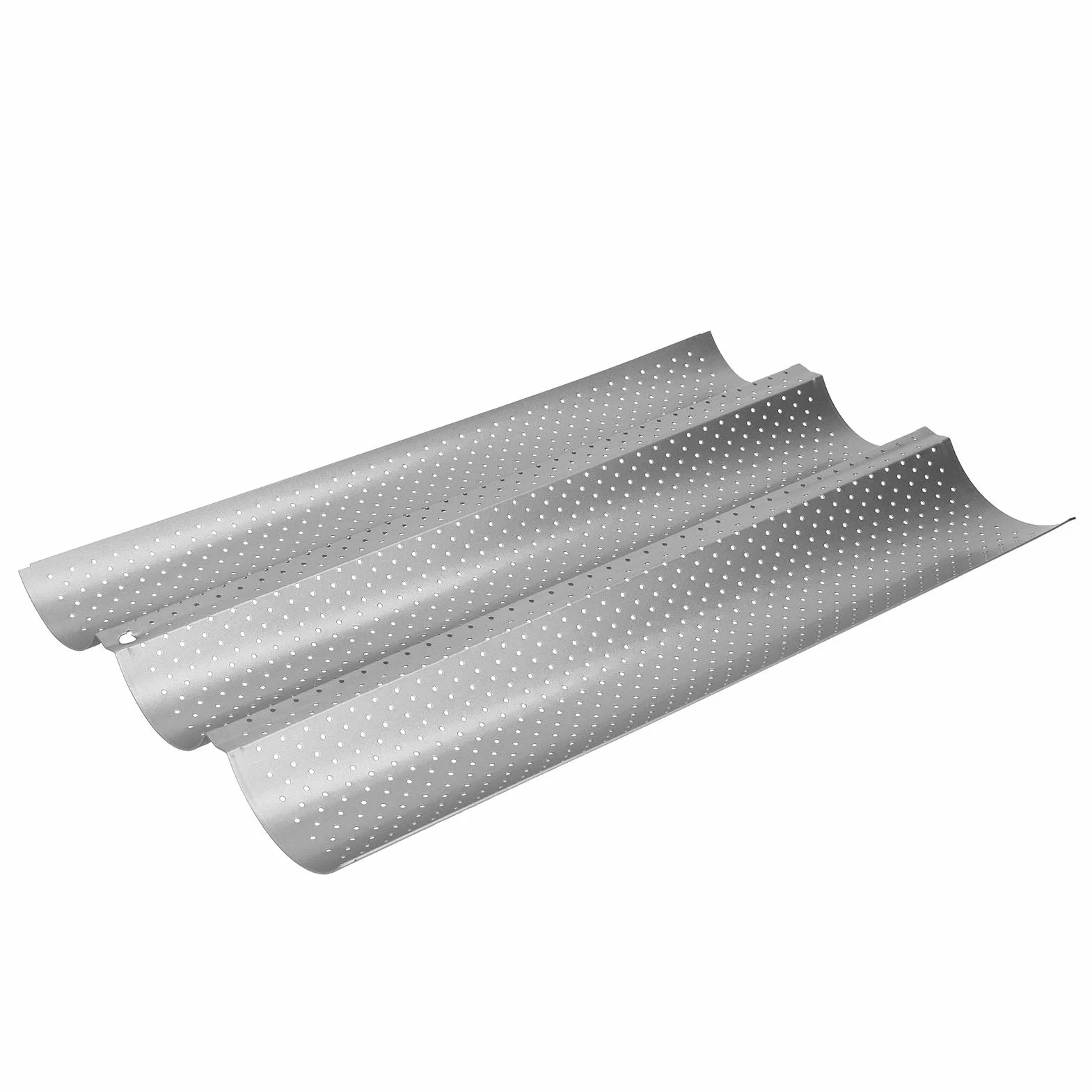 Francuska Blacha do Pieczenia Chleba Nonstick MultiGrooves Fale Patelnia do Bagietki Taca 3 Rowki