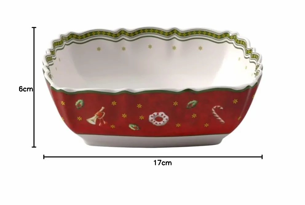 Villeroy & Boch Toy'S Delight Miska do Serwowania Czerwony