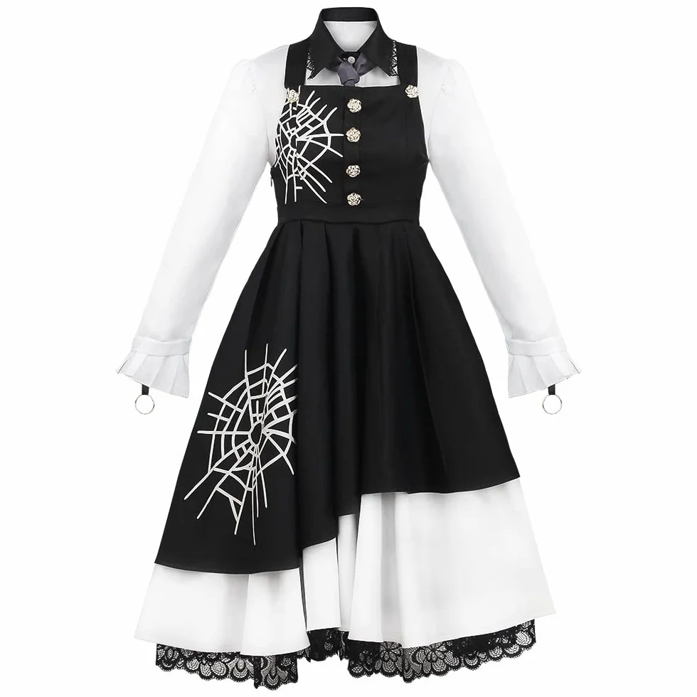 Tōjō Kirumi kostium cosplay, dla kobiet, strój pokojówki, mundurek szkolny, anime, na Halloween, imprezę, cosplay, ubrania dla dziewcząt, fanów