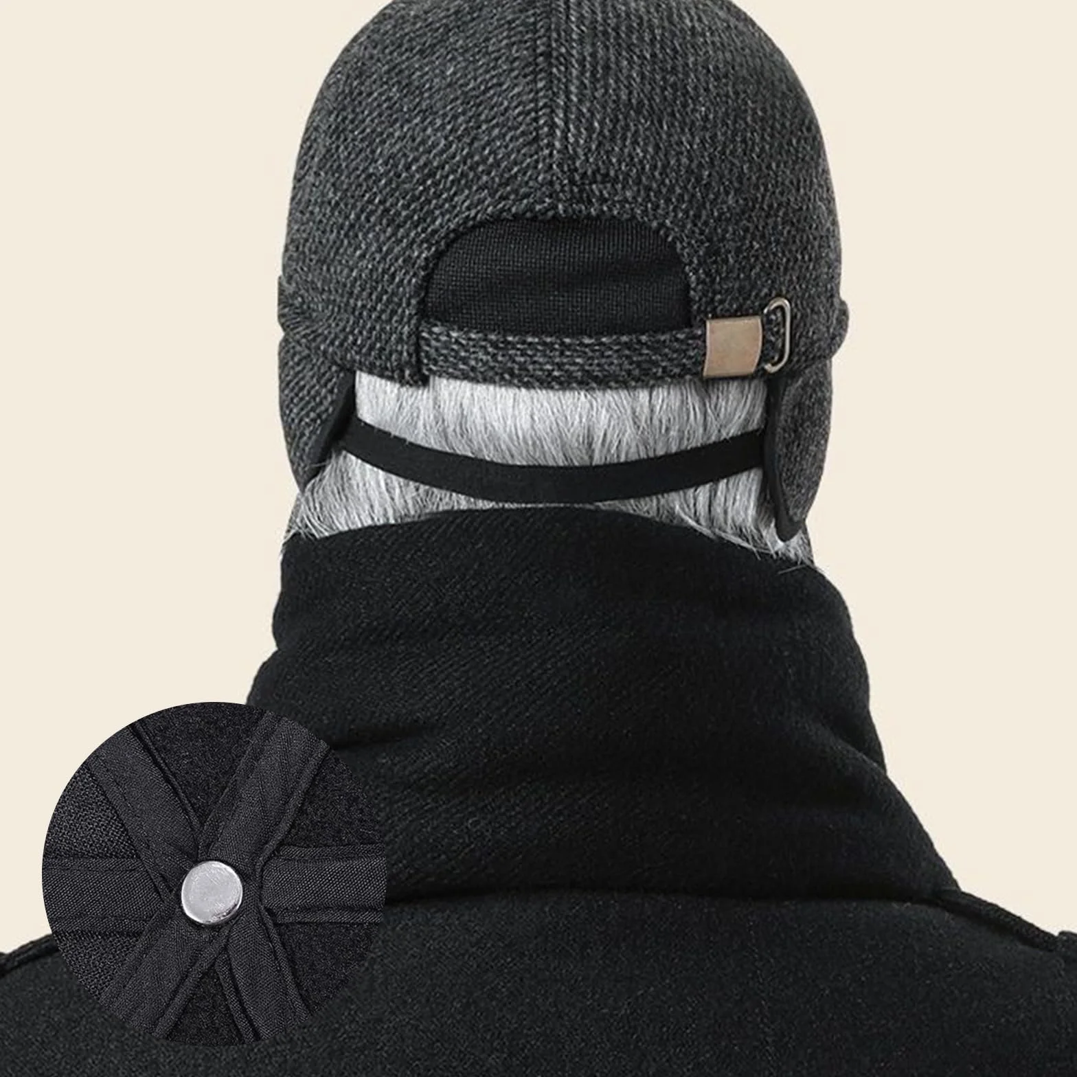 Składana Ochrona Uszu Pełna Czapka,Zimowa Czapka Baseballowa Z Nausznikami,Czapka Bejsbolowa Z Klapkami Na Uszy,Męska Czapka Outdoorowa Na Zimę,Sportowa Czapka Old School Style Dad Hat,Outdoor,Kiuiom