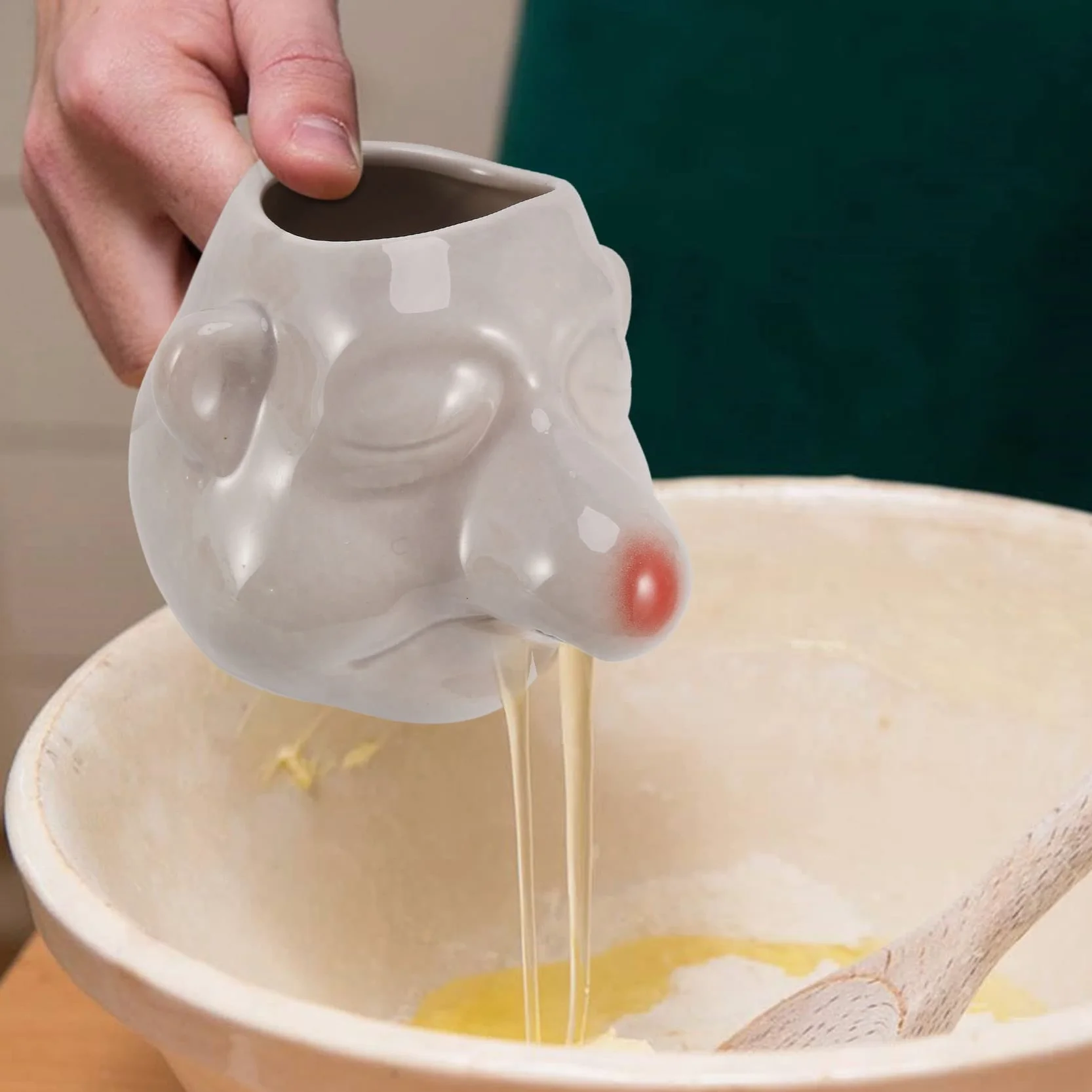 Jevina Ceramic Nose separator do jajek narzędzie do pieczenia