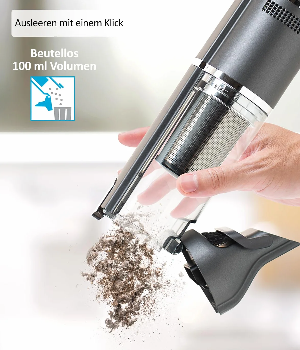 Genius Invictus One 3.0 akumulatorowy odkurzacz ręczny 120 W 100 ml 74 decybele
