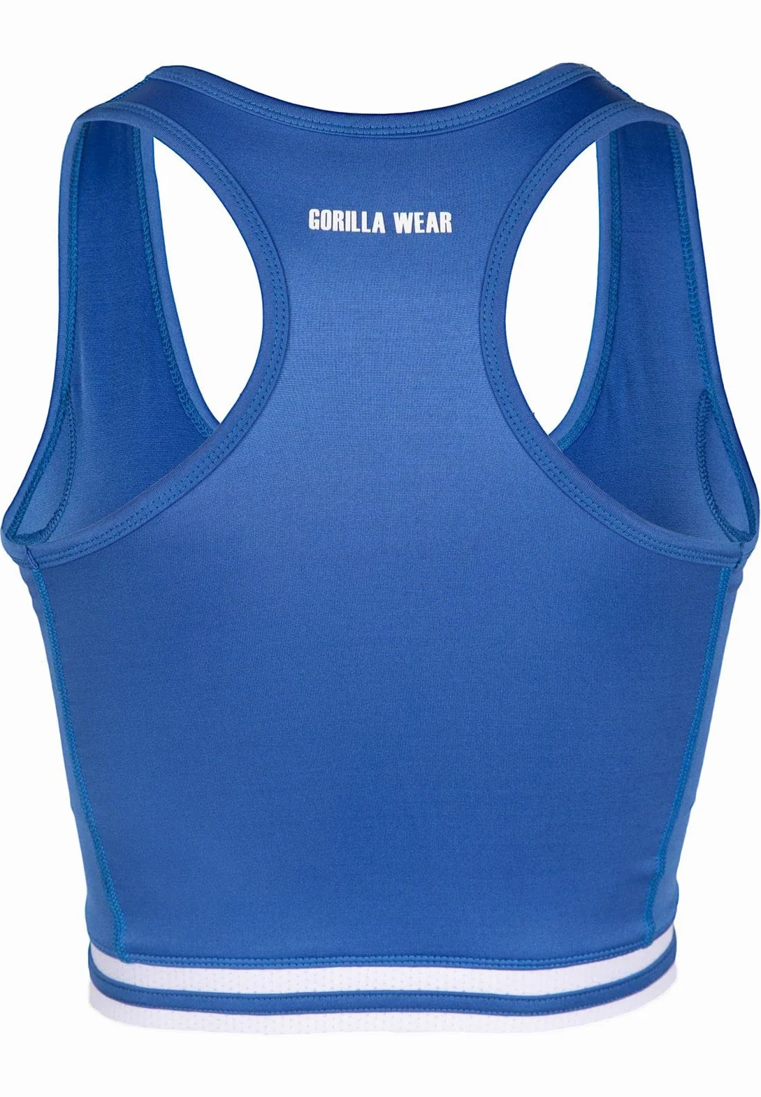 Gorilla Wear - Mesa Zip Front Crop Top – czarny – kulturystyka, sport, na co dzień, czas wolny, z nadrukiem logo, lekki i wygodny dla optymalnego ruchu, wykonany z poliestru i spandexu