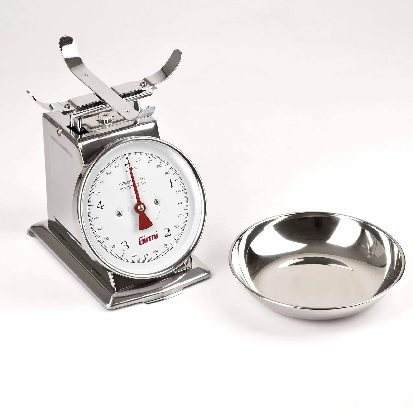 Girmi PS90 mechaniczna waga kuchenna 5 kg stal nierdzewna