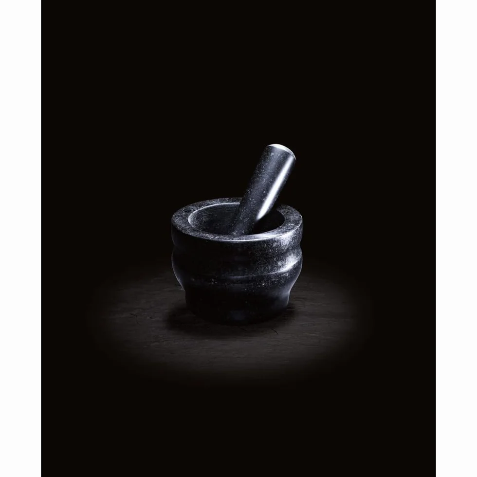 Cole & Mason Worcester moździerz z tłuczkiem granit 14 cm czarny