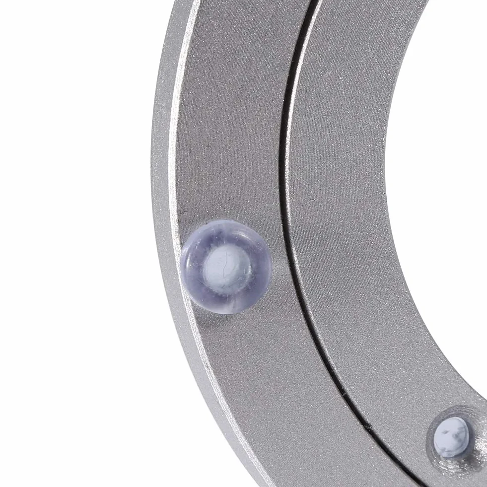 GOTOTOP Obrotowy talerz ze stopu aluminium 10 cali Łożysko gramofonu Stół obrotowy