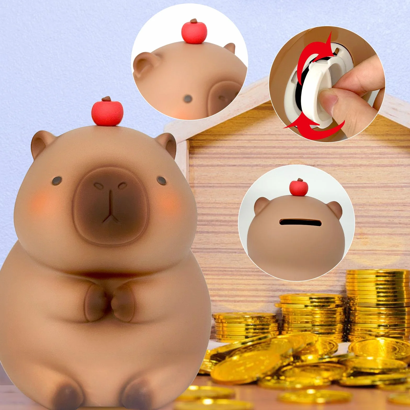 Skarbonka Capybara 1 Pcs Money Box Prezent Urodziny