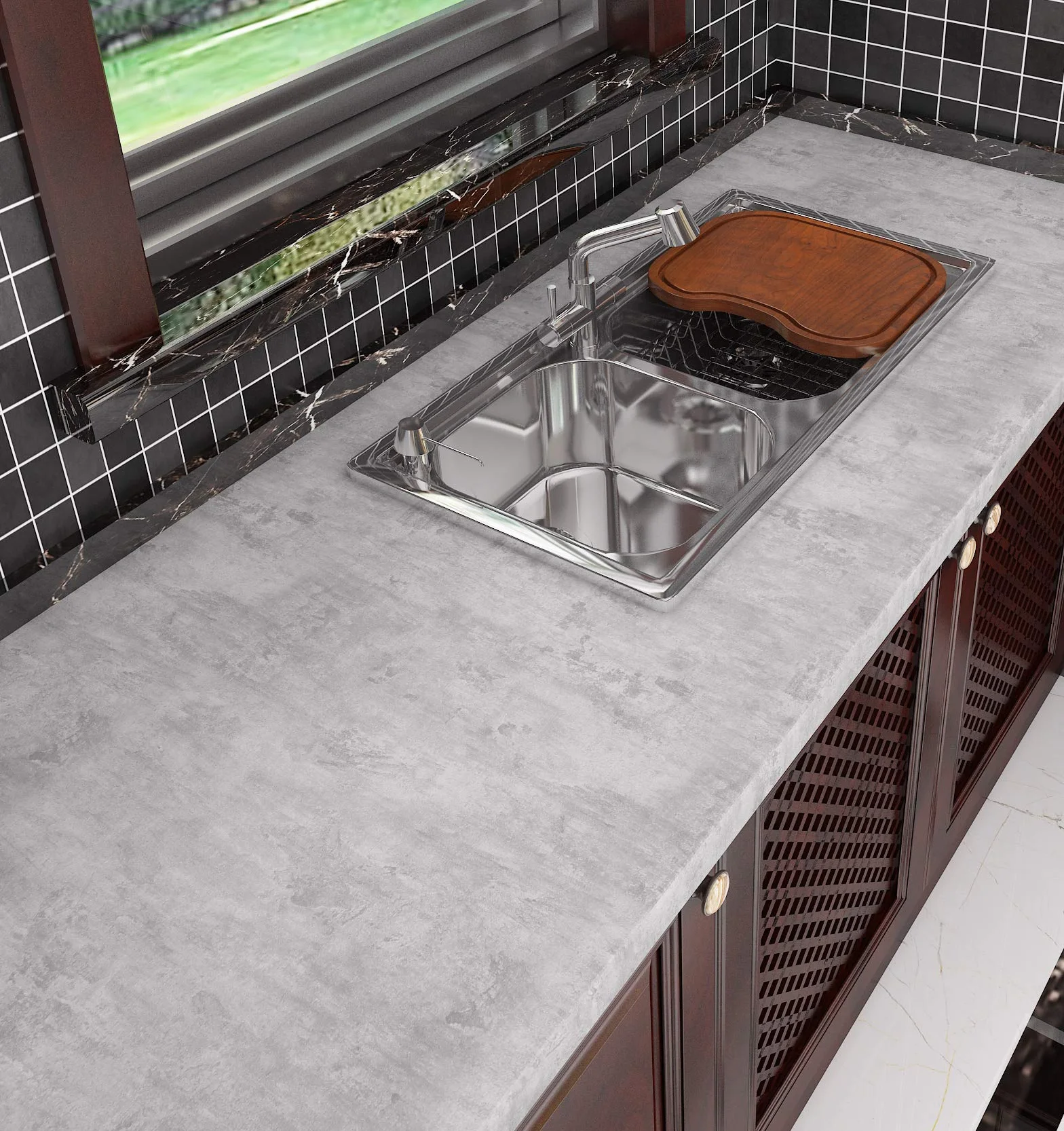 Livelynine samoprzylepna tapeta beton vintage