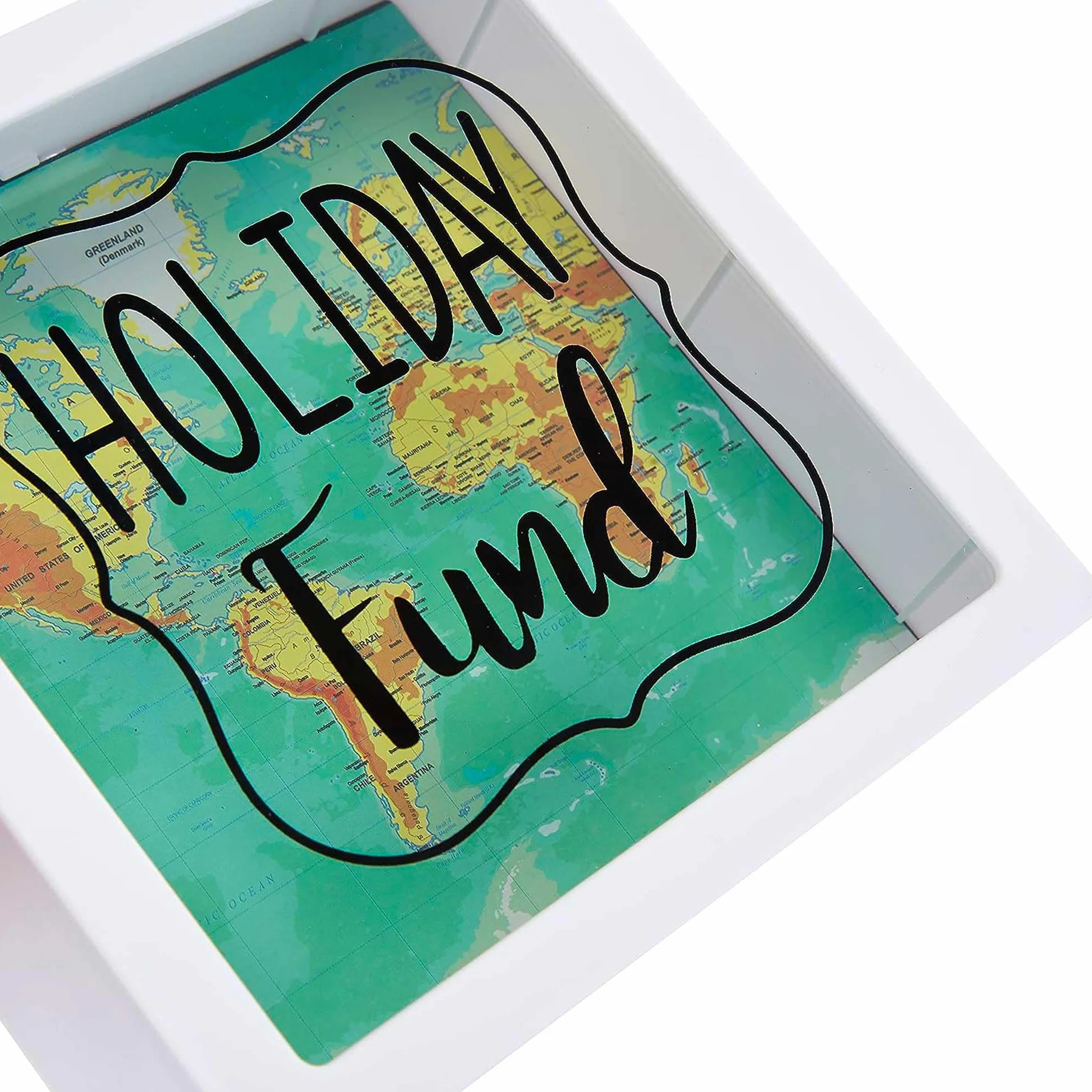 Skarbonka Holiday Fund biała 15 cm