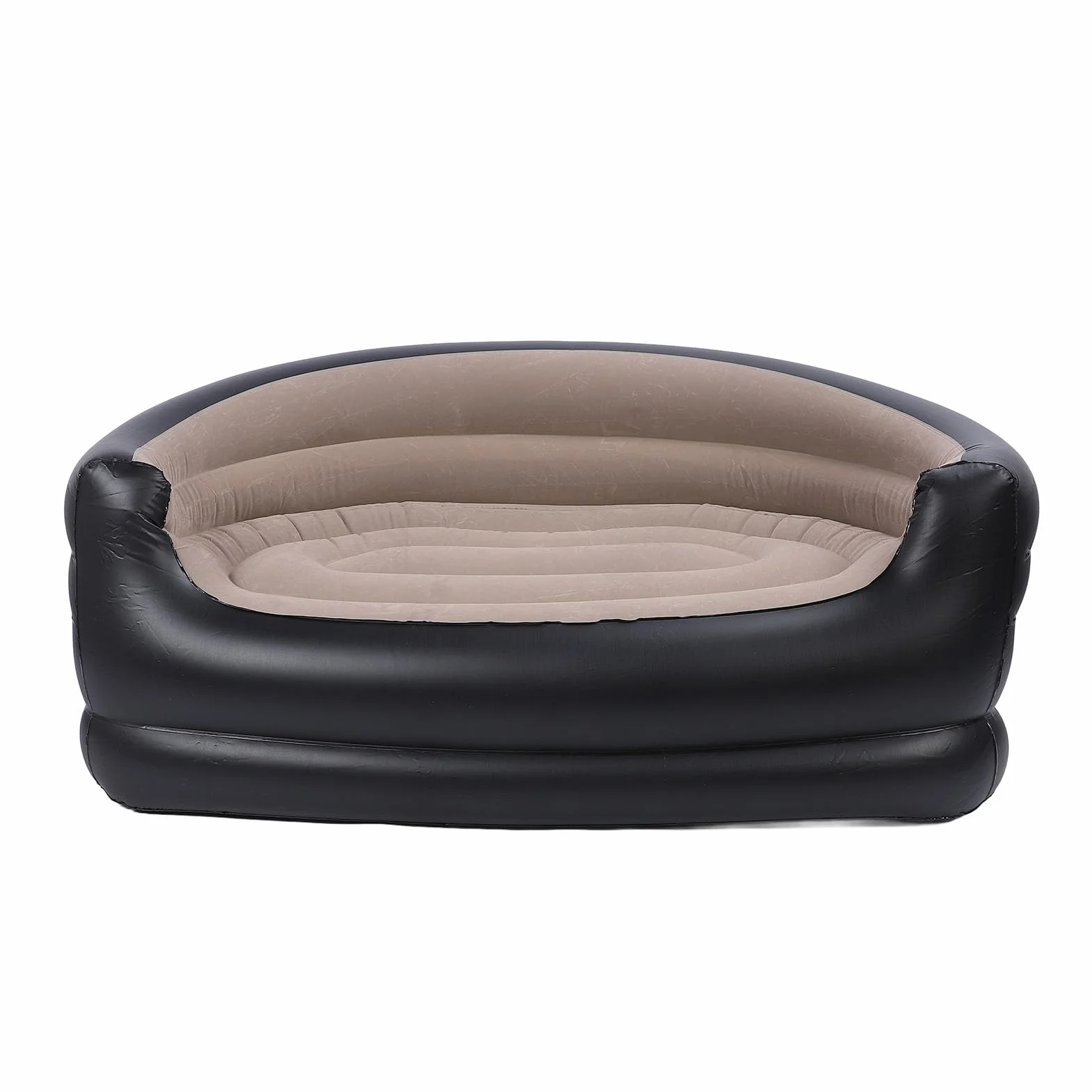 Nadmuchiwana Kanapa, Flodable Dmuchacie Kanapy w Leżaku Dwupasy Leżaki dla Dorosłych, Wygodna Przenośna Sofa Powietrzna z łatkami Naprawcze 2PC do Salonu, Podwórka, Biwakowanie