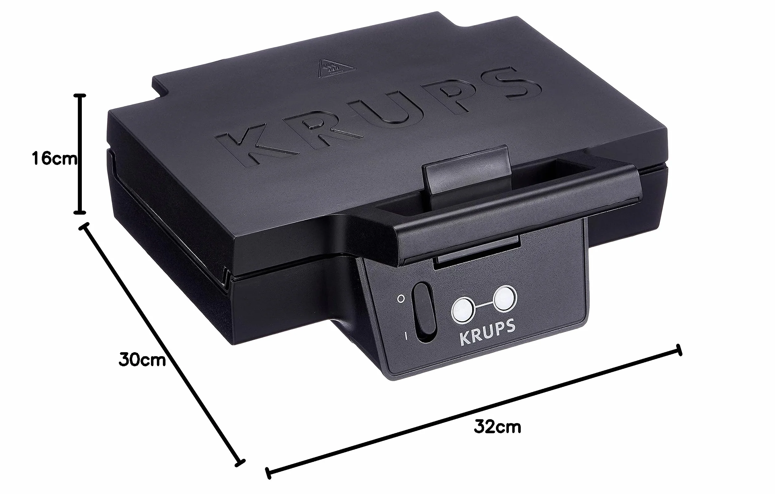 Krups Opiekacz do Kanapek 25 x 12 cm Czarny