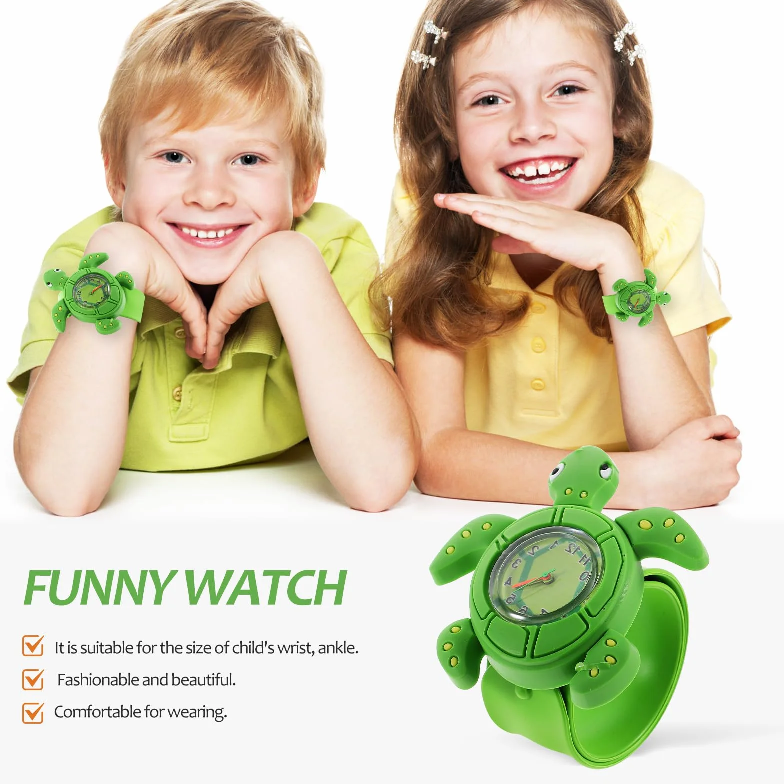 Hemobllo Dziecięcy zegarek Slap Watch kreskówka kwarcowy na rękę