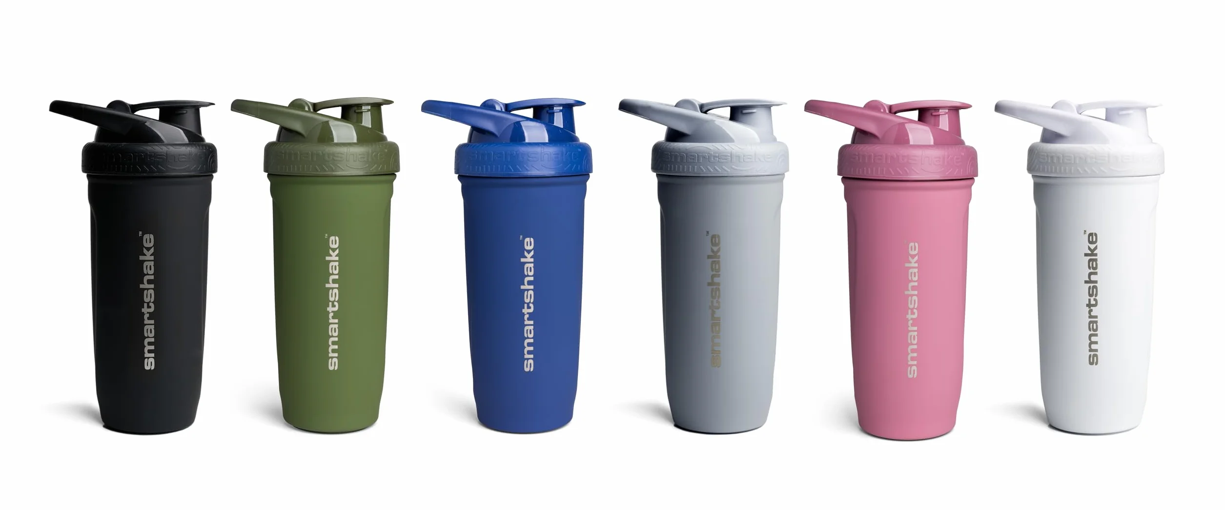 Shaker Ze Stali Nierdzewnej SmartShake Reforce 900 ml Czarny