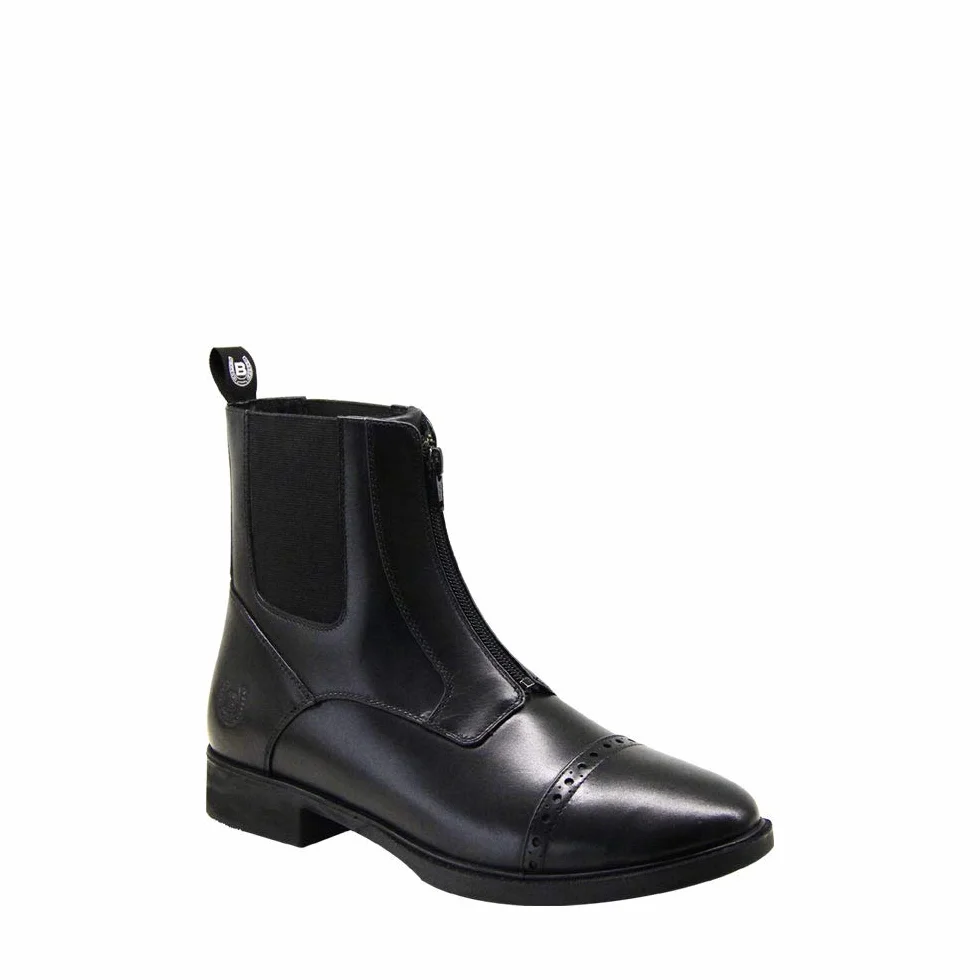 Unisex Cygański Koń Jeździecki Padok Krótkie Buty, Czarny, 44 EU