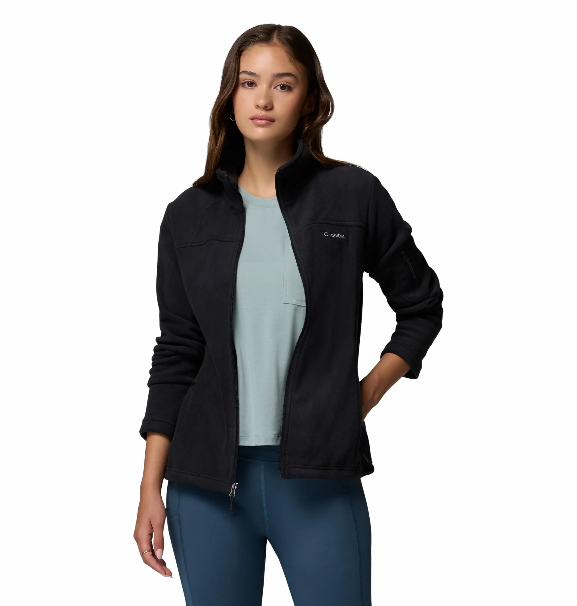 Columbia Fast Trek Jacket, Kurtka polarowa Kobiety, Black, M