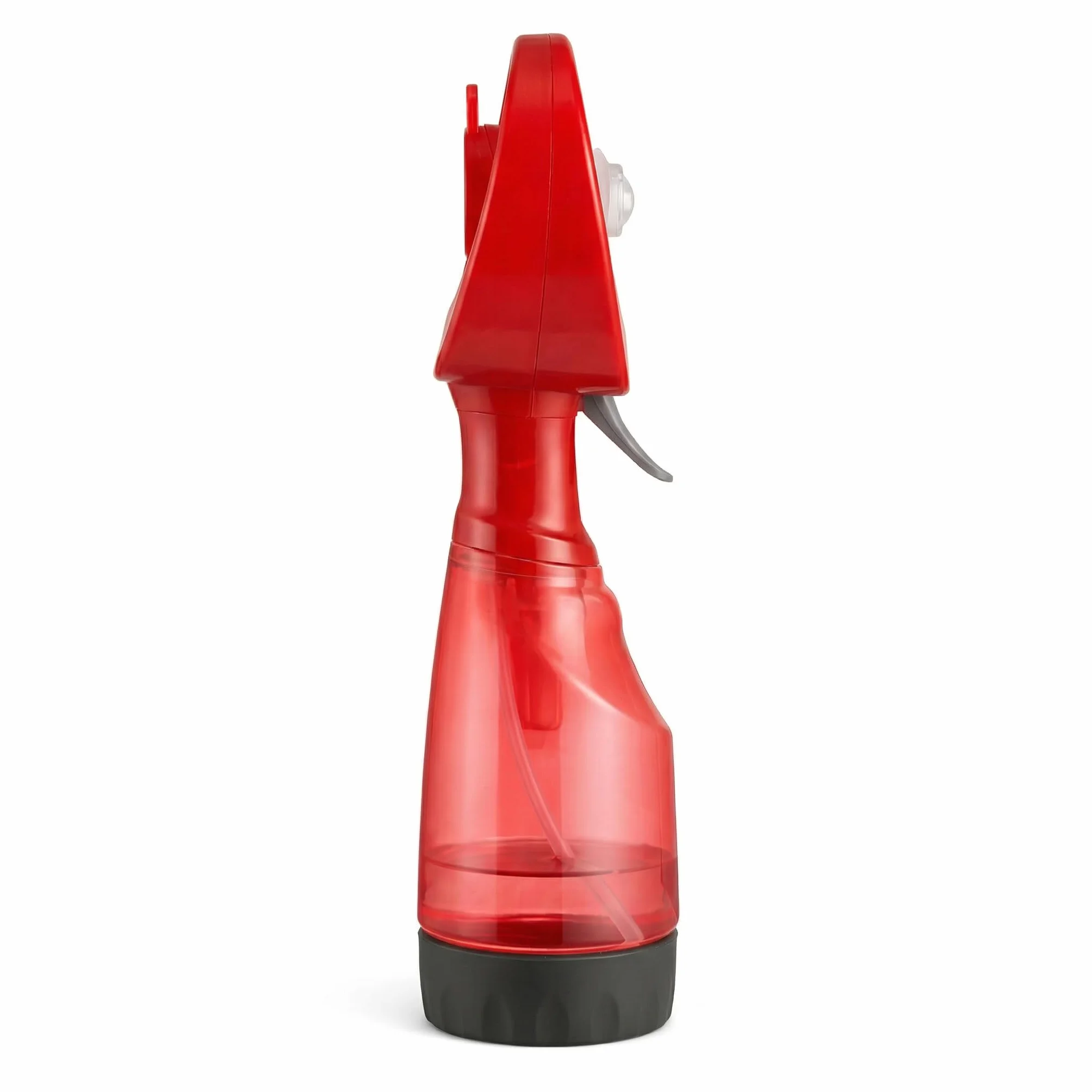 MIJOMA Wentylator ręczny z mgiełką 300 ml 25 cm 2 baterie AA czerwony