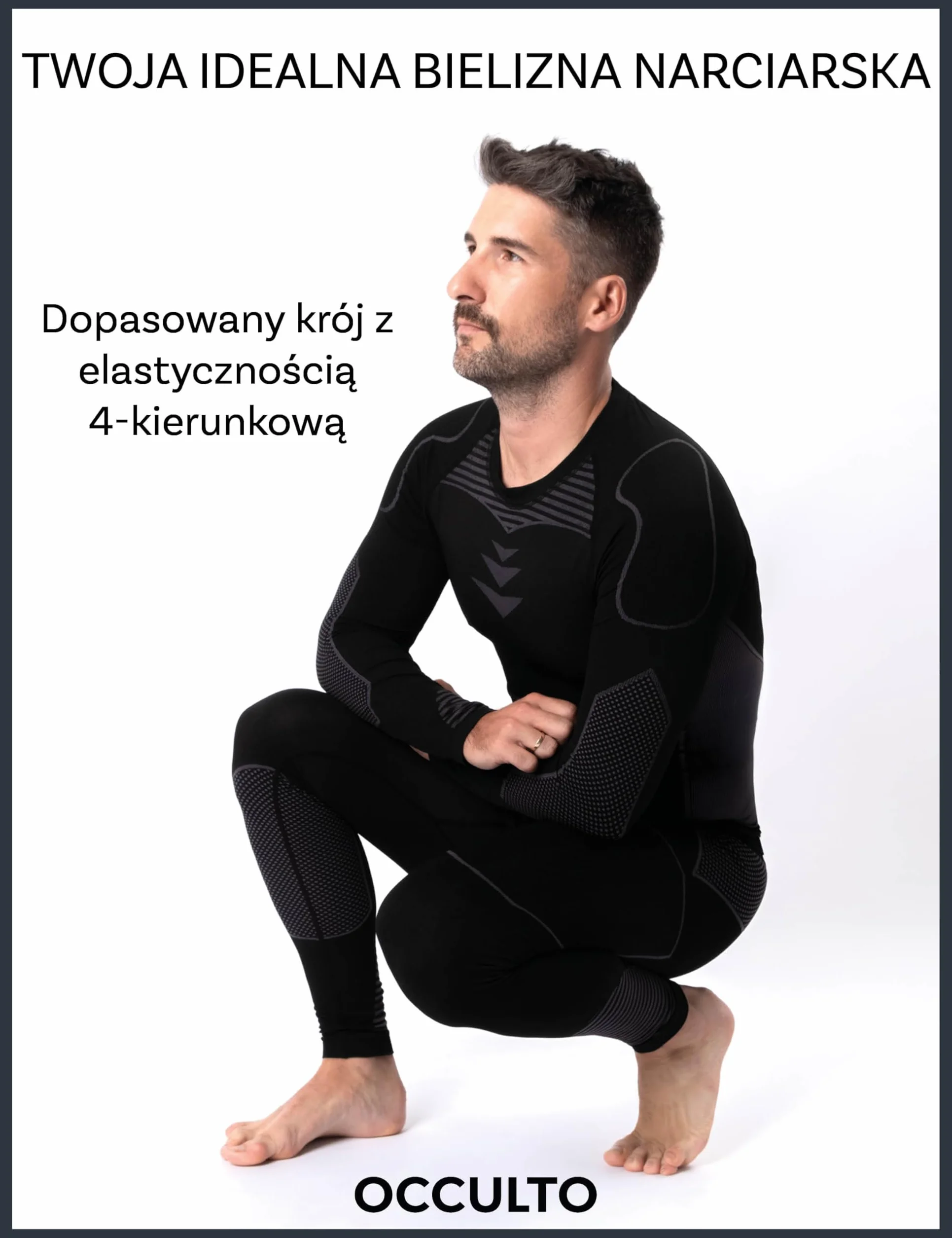 Occulto termiczna bielizna narciarska męskie (model: James)