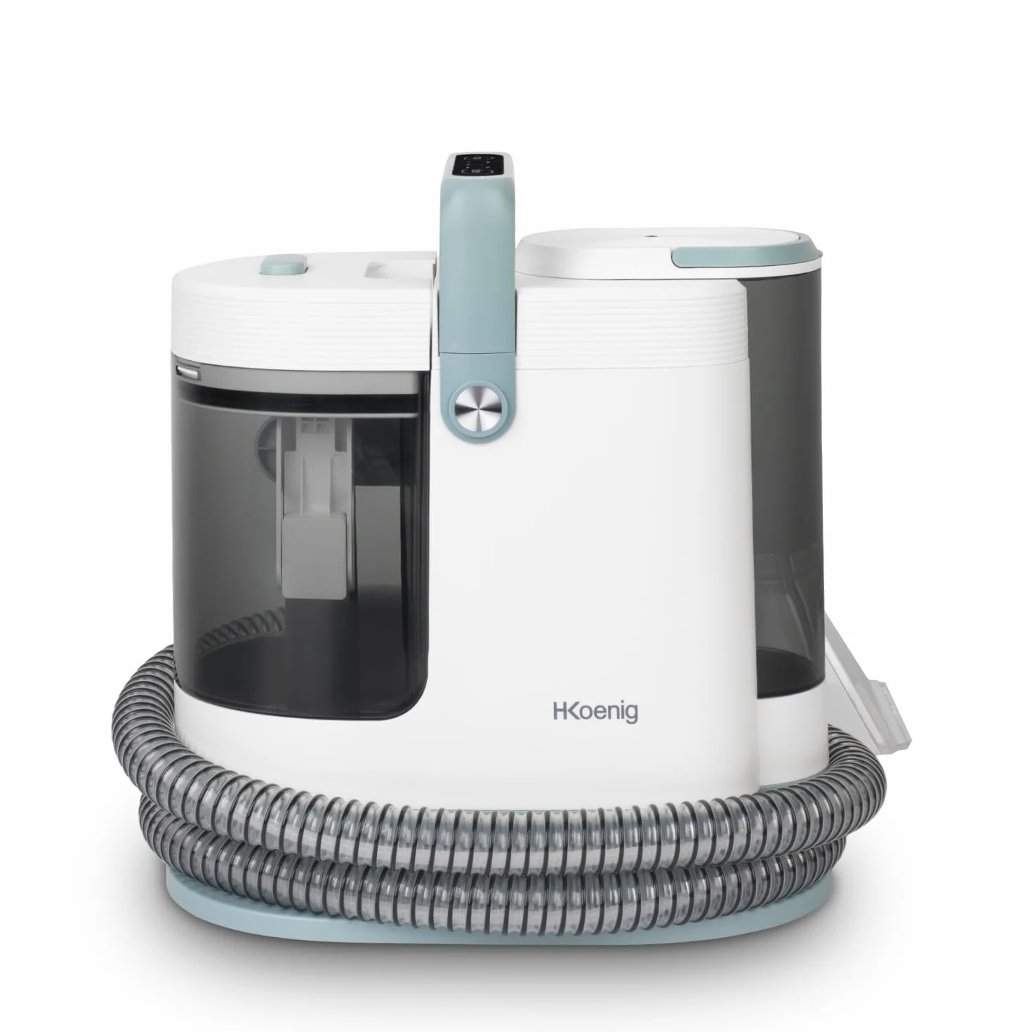 H.Koenig TWT99 1700 W Odkurzacz parowy do czyszczenia sofy z podwójnym zbiornikiem 1600 ml i 1250 ml