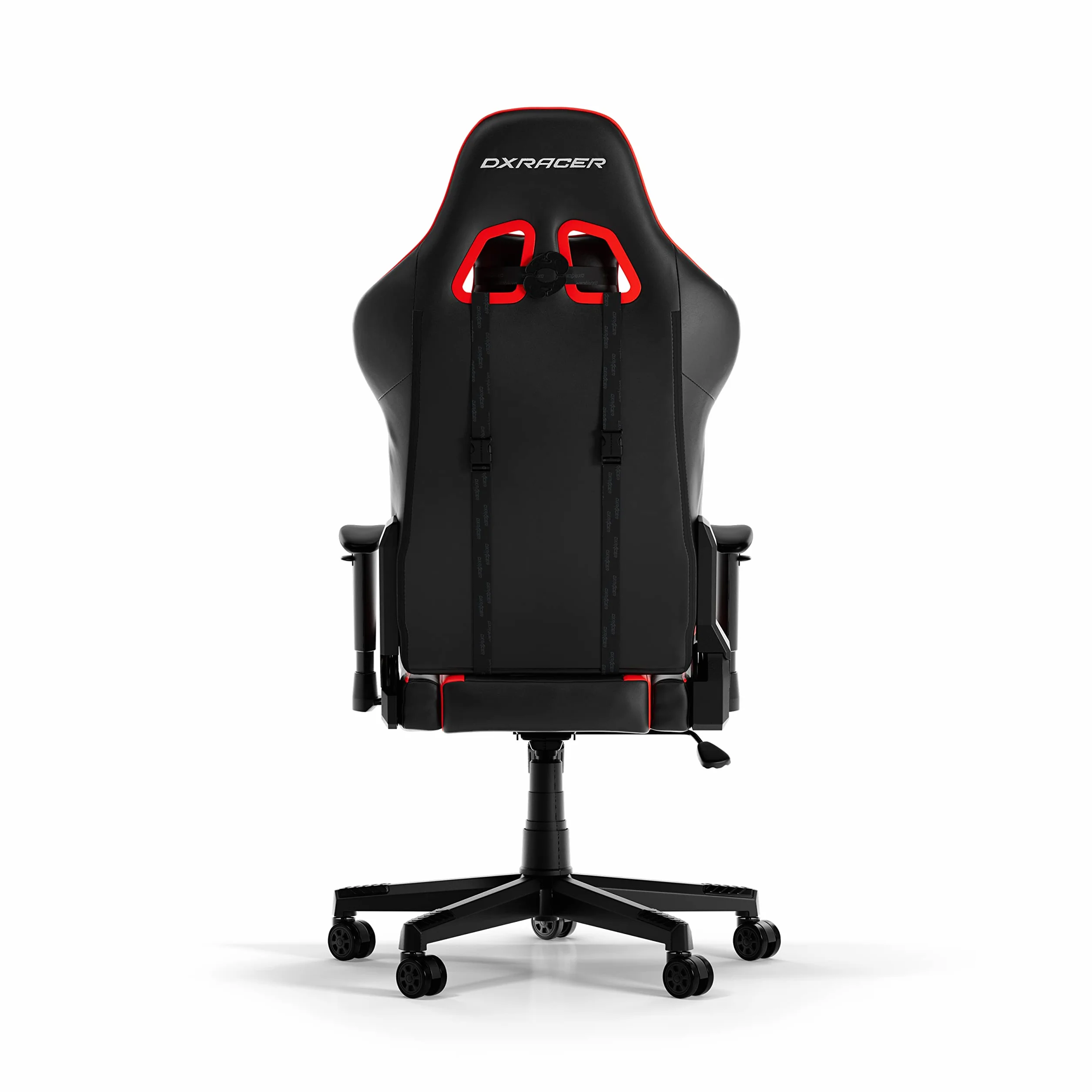 Dxracer Prince P132 Fotel Gamingowy Sztuczna Skóra Czarny Czerwony 185 cm