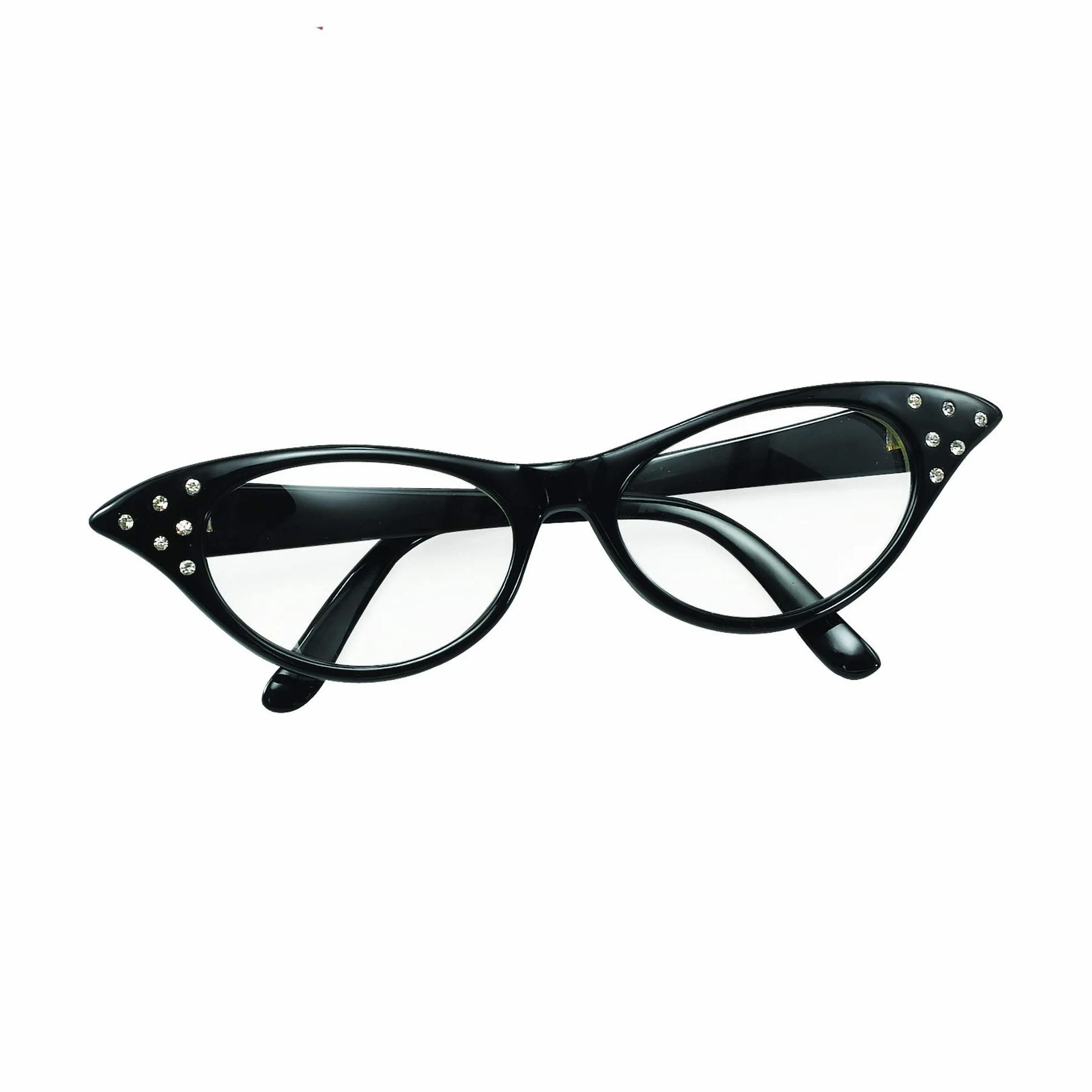 Bristol Novelty BA142R okulary w stylu lat 50., czerwone, damskie, rozmiar uniwersalny