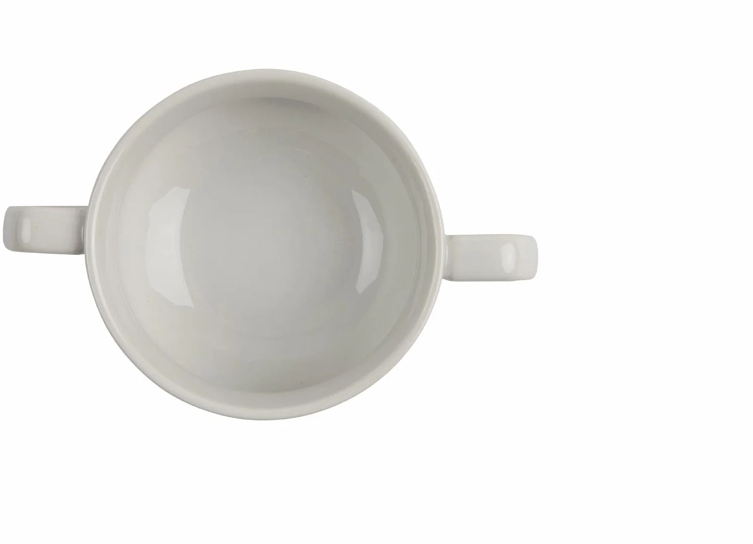 Olympia Miski do zupy z białej porcelany 300 ml x 12