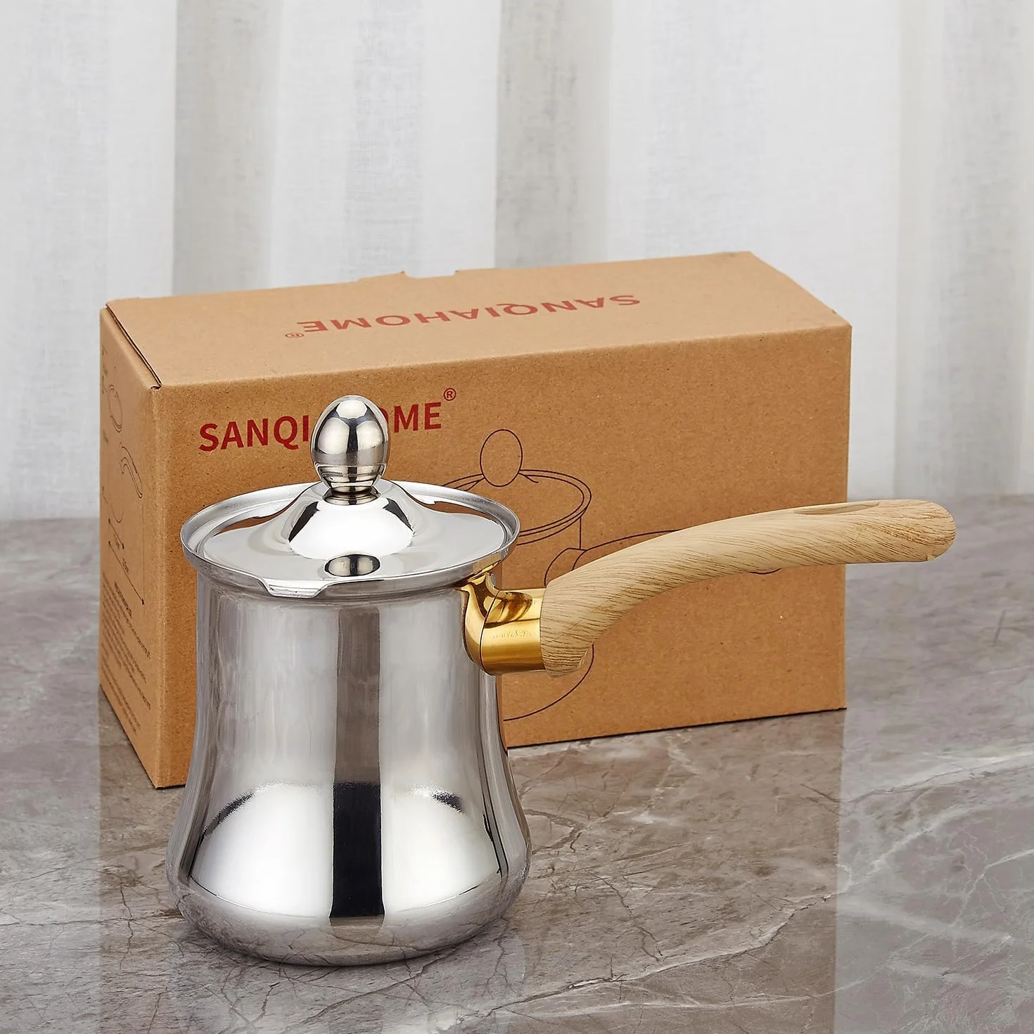 Briki Dzbanek do kawy 720 ml turecki czajnik do kawy