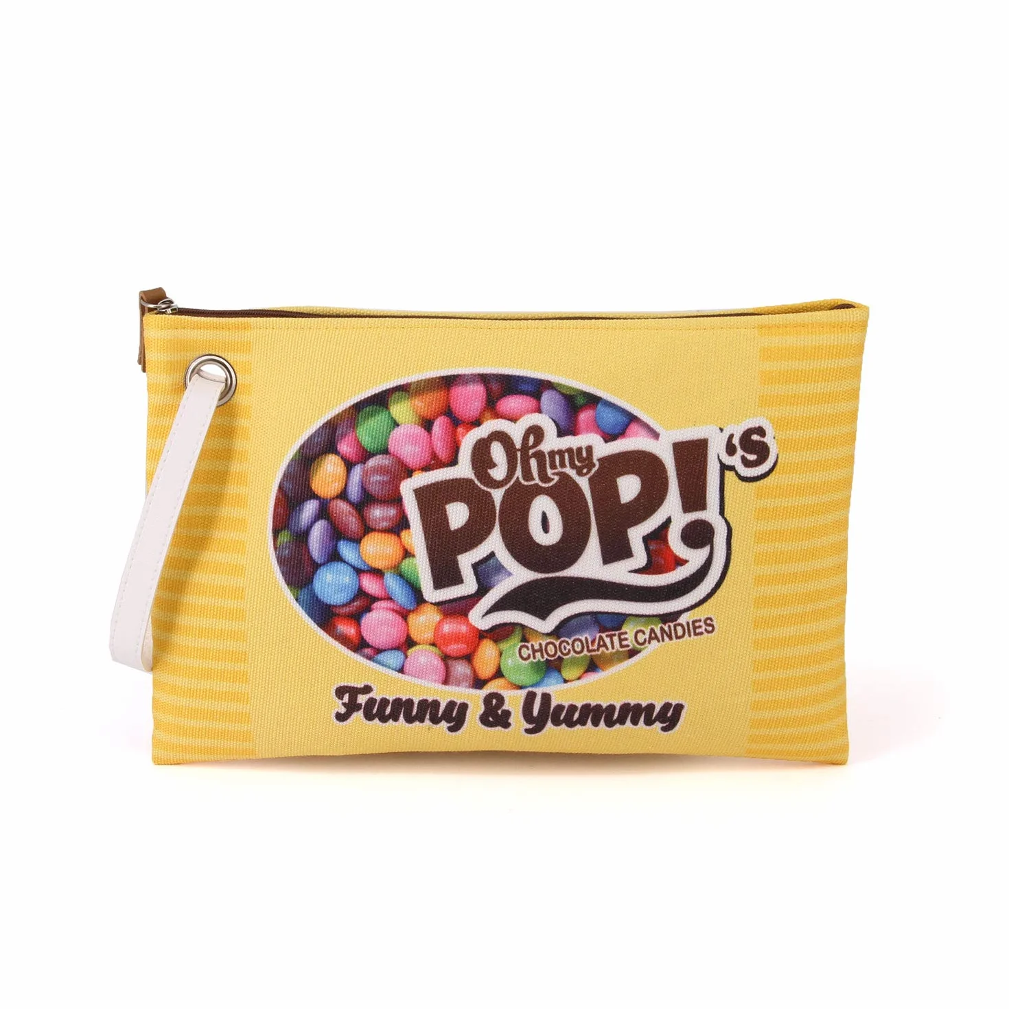 Oh My Pop! Chococandy -Kosmetyczka Sunny, Żółta, 29,5 x 20 cm